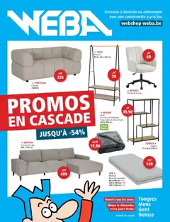 Weba publicité - Voorbeeld van een folder van Weba, geldig van 12/08/2026
