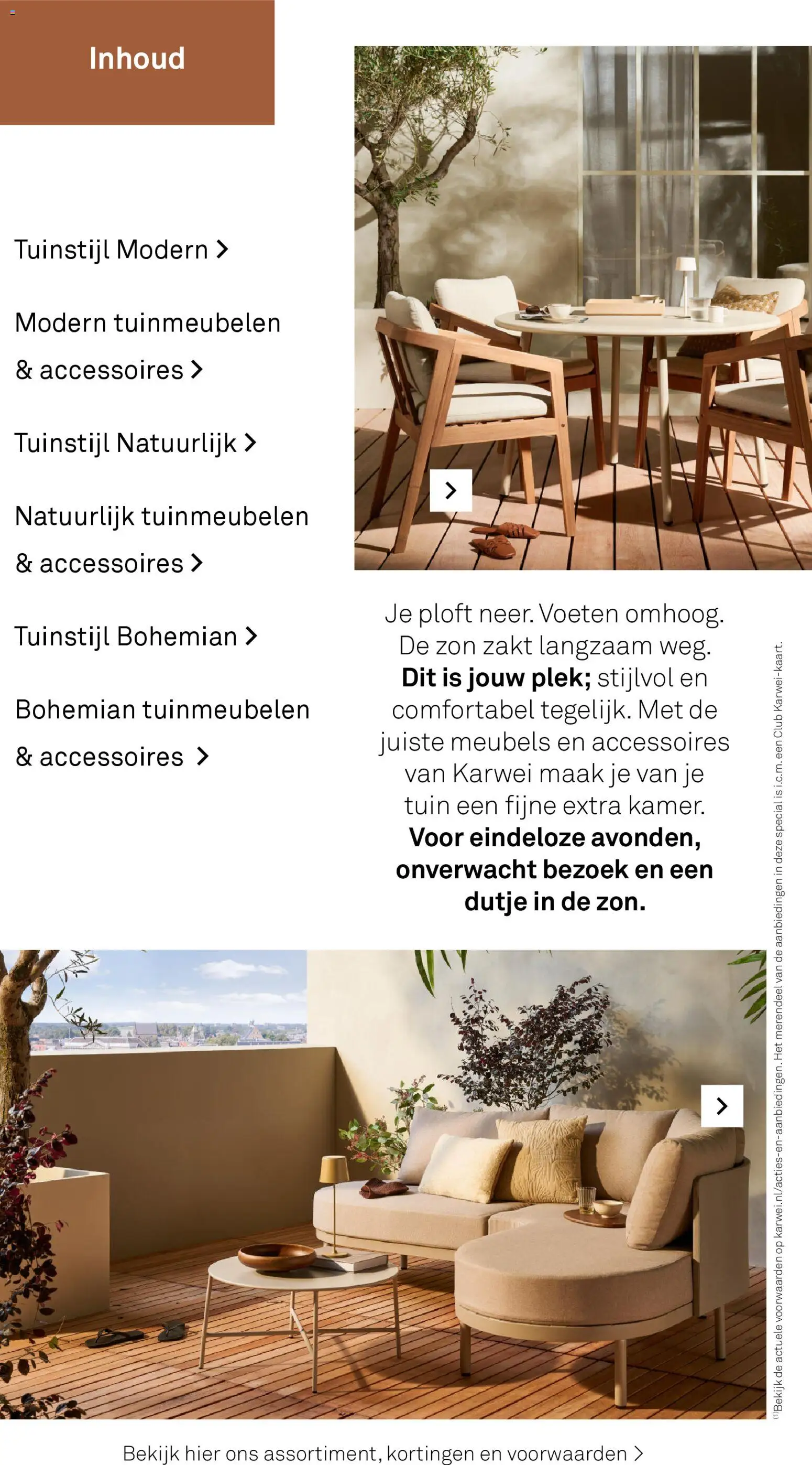 {H1} | Pagina: 3 | Producten: Tuinmeubelen
