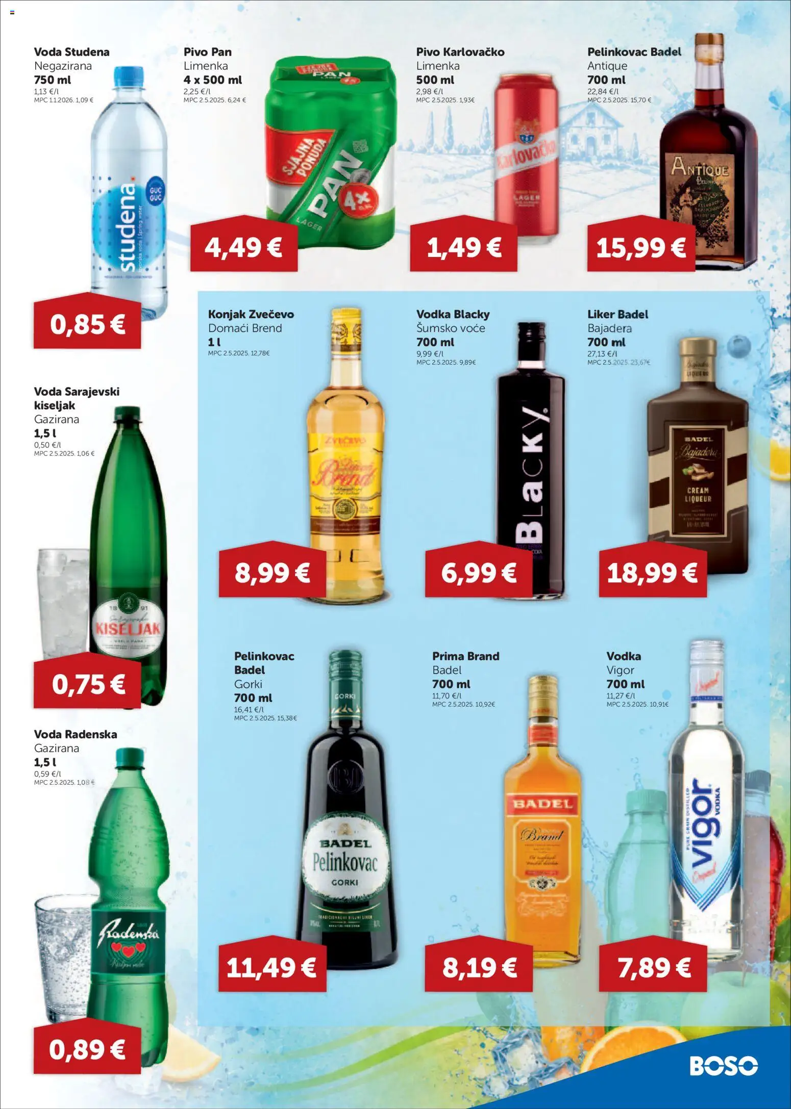 Boso katalog | vrijedi od 10.09.2026 | Stranica: 11 | Proizvodi: Radenska, Voda, Pan, Vodka