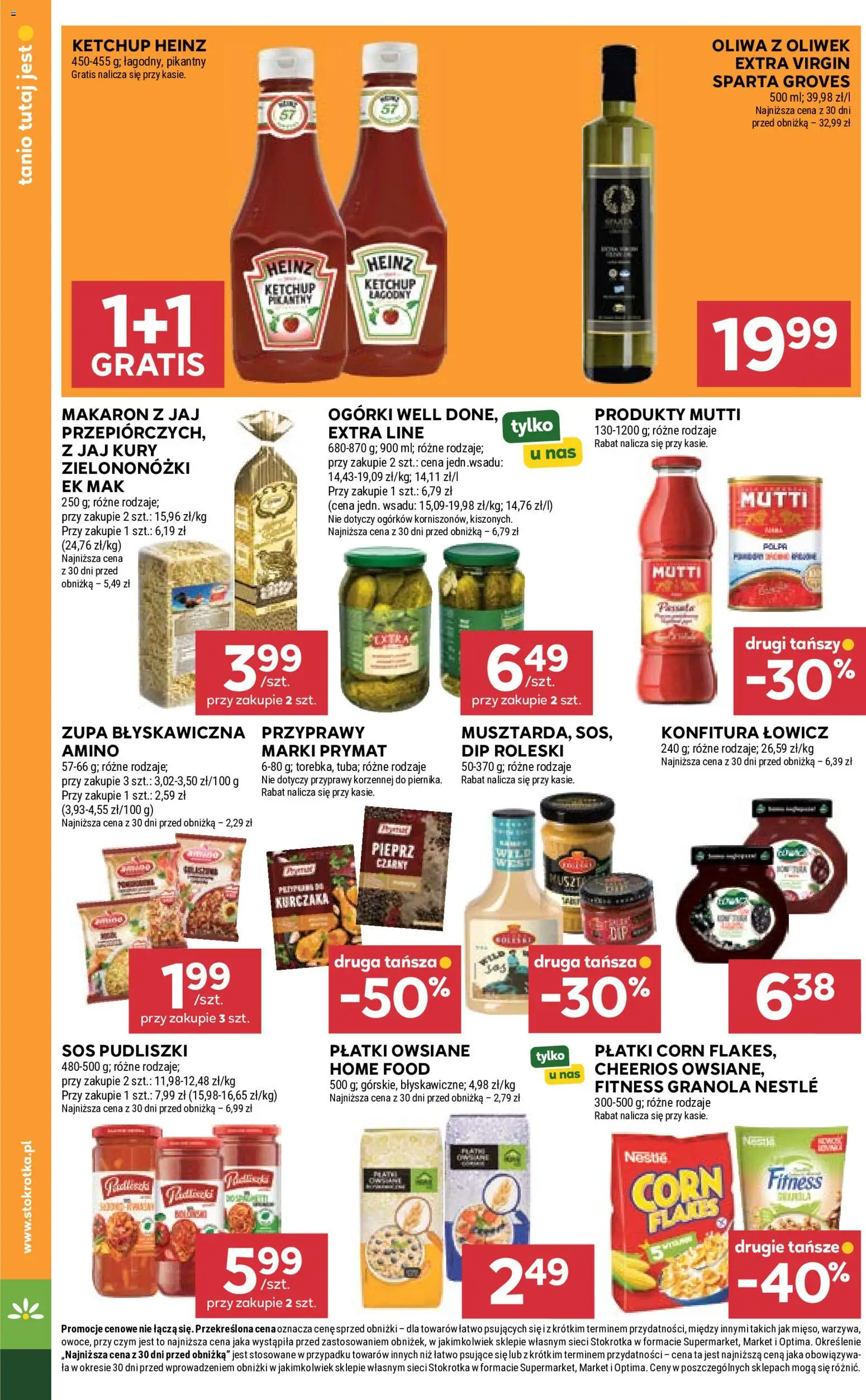 Stokrotka gazetka - Market od 08.10.2026 | Strona: 16 | Produkty: Ketchup, Stokrotka, Zupa, Makaron