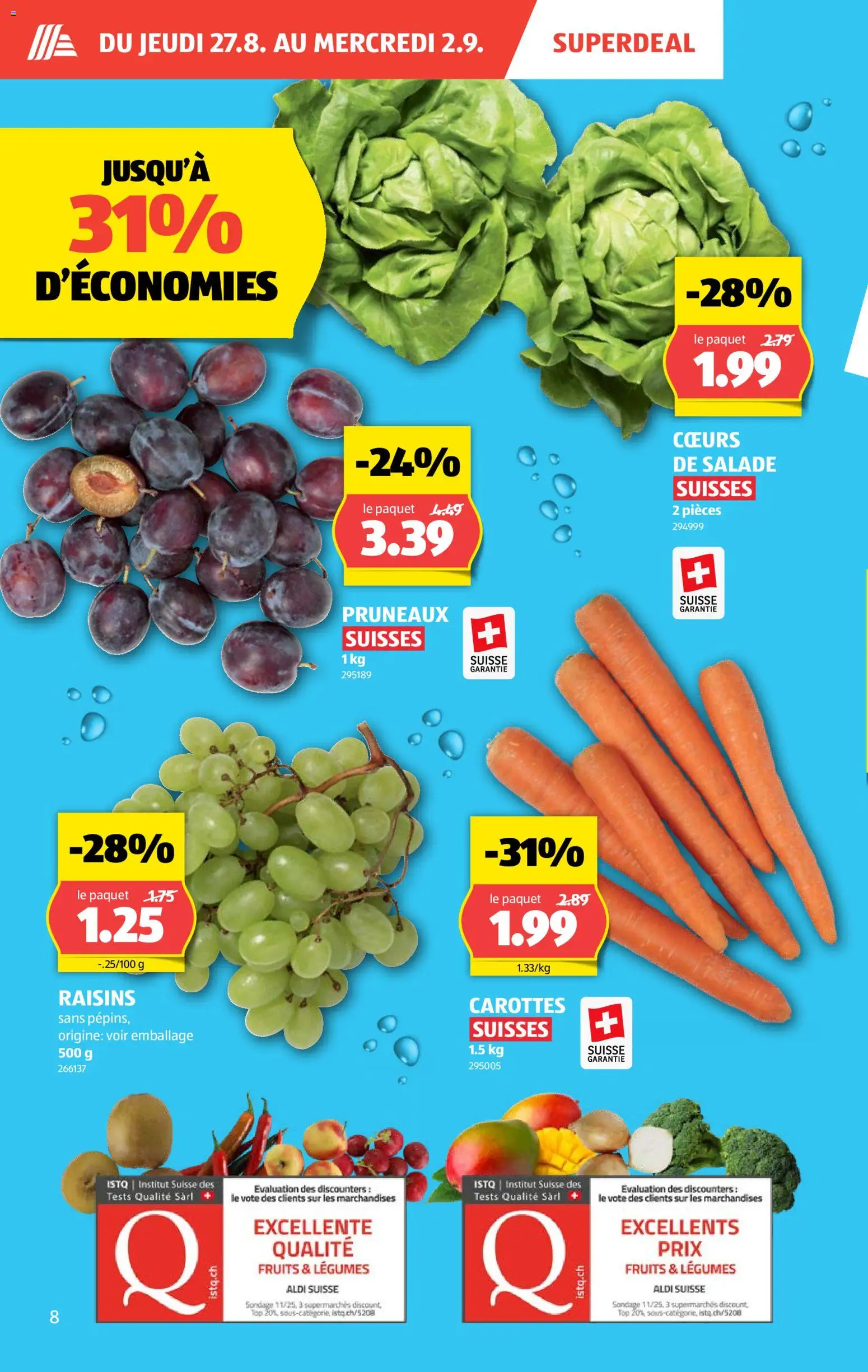 Aldi aktionen FR – gültig ab 27.08.2026 | Seite: 8 | Produkte: Top