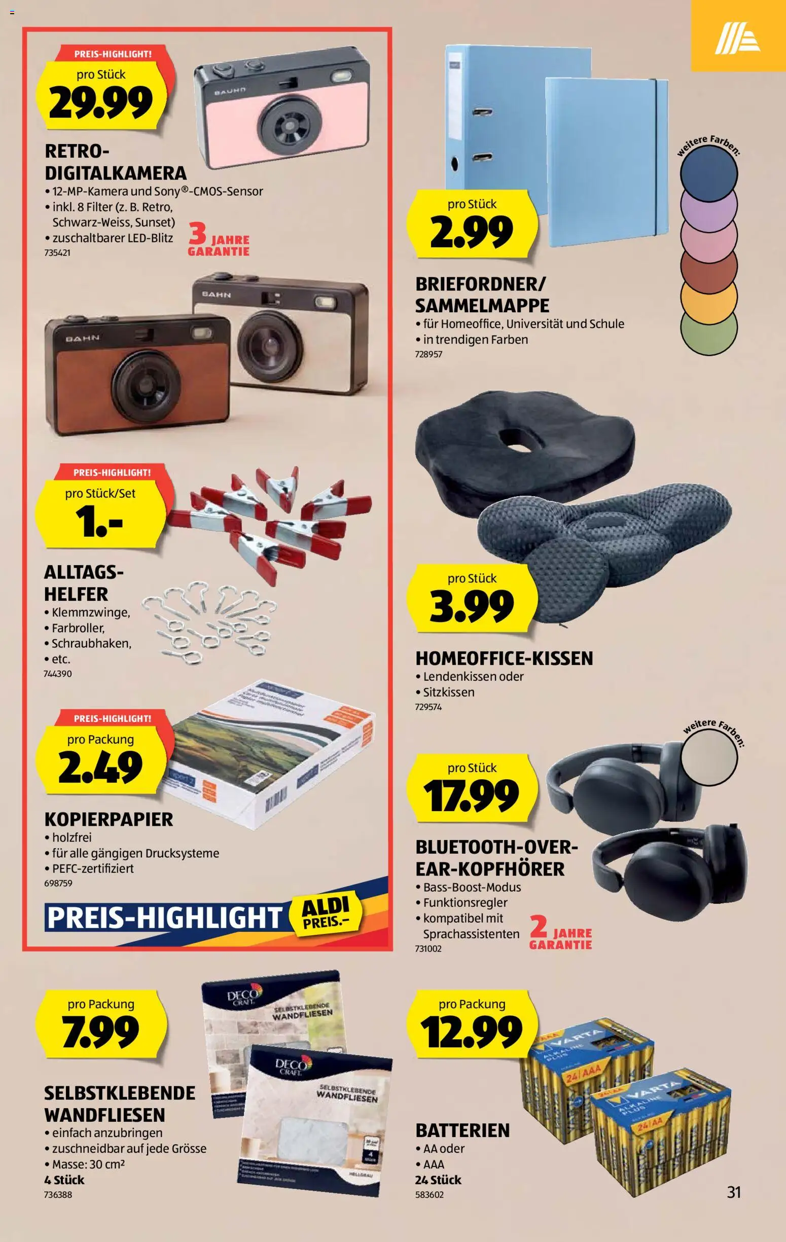 Aldi aktionen – gültig ab 24.09.2026 | Seite: 31