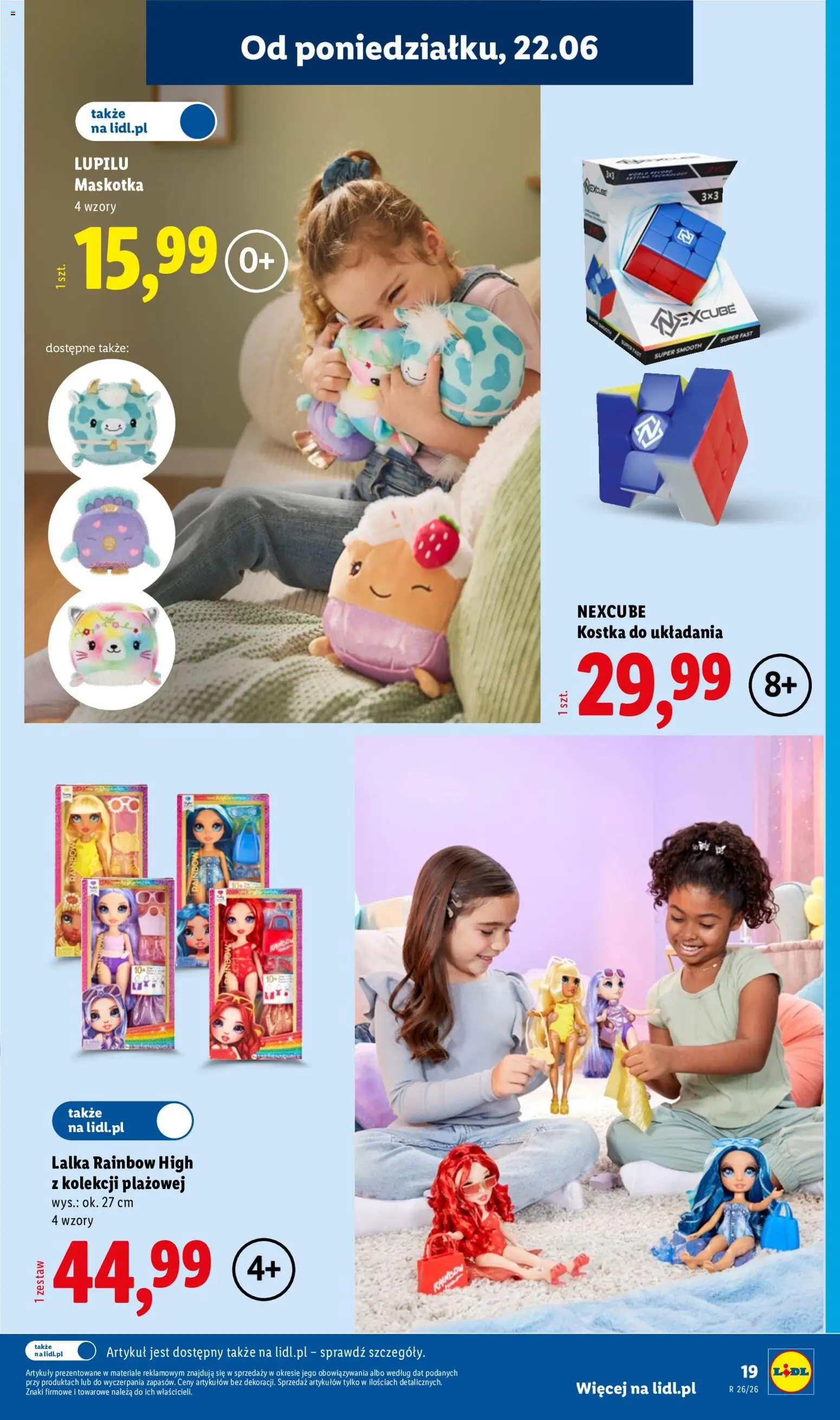 Lidl Polsko katalog od 22.06.2026 | Strana: 23 | Produkty: Rainbow High