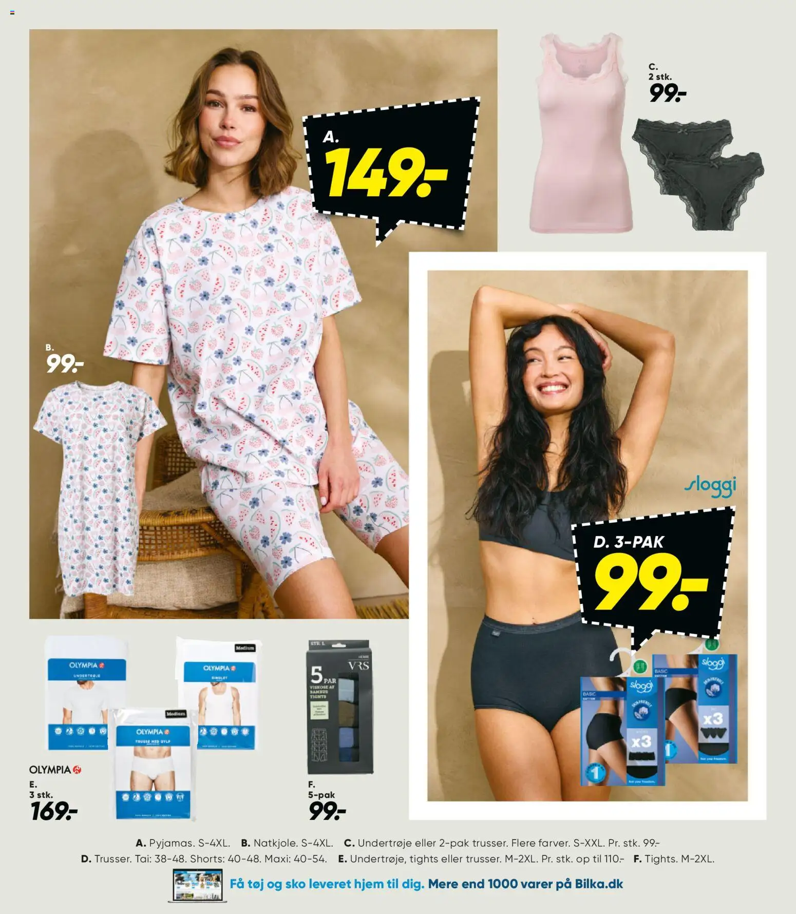 Bilka tilbudsavis – gyldig fra 12.06.2026 | Side: 44 | Produkter: Shorts, Sko, Tights, Tøj
