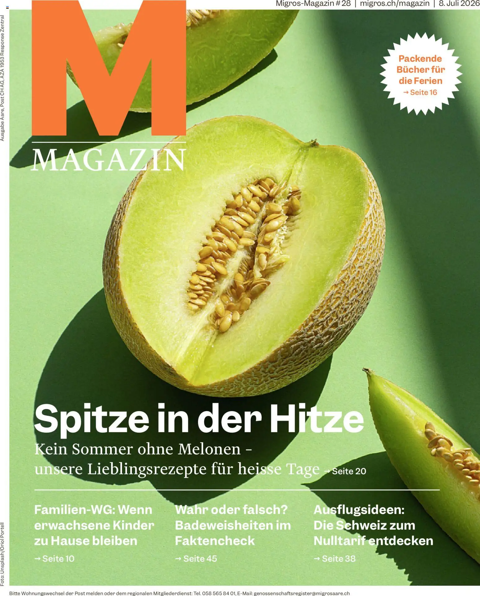 Migros aktionen Magazin – gültig ab 08.07.2026 | Seite: 1