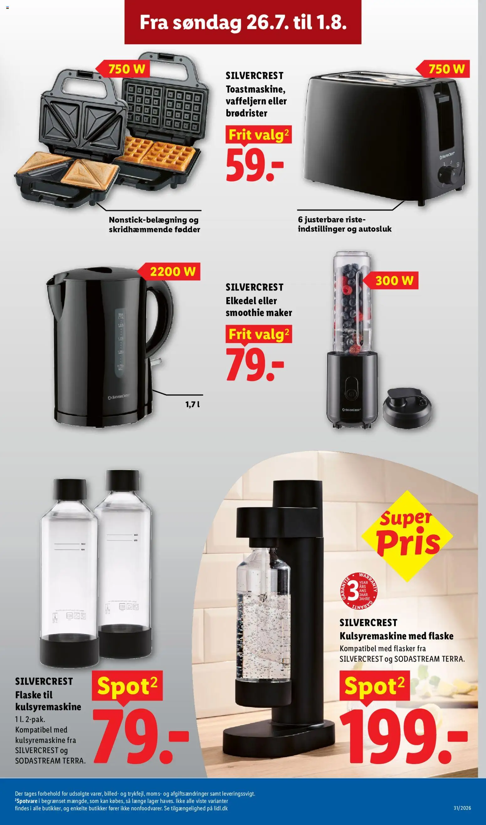 Lidl tilbudsavis – gyldig fra 26/07/2026 | Side: 35 | Produkter: Brødrister, Smoothie, Søm