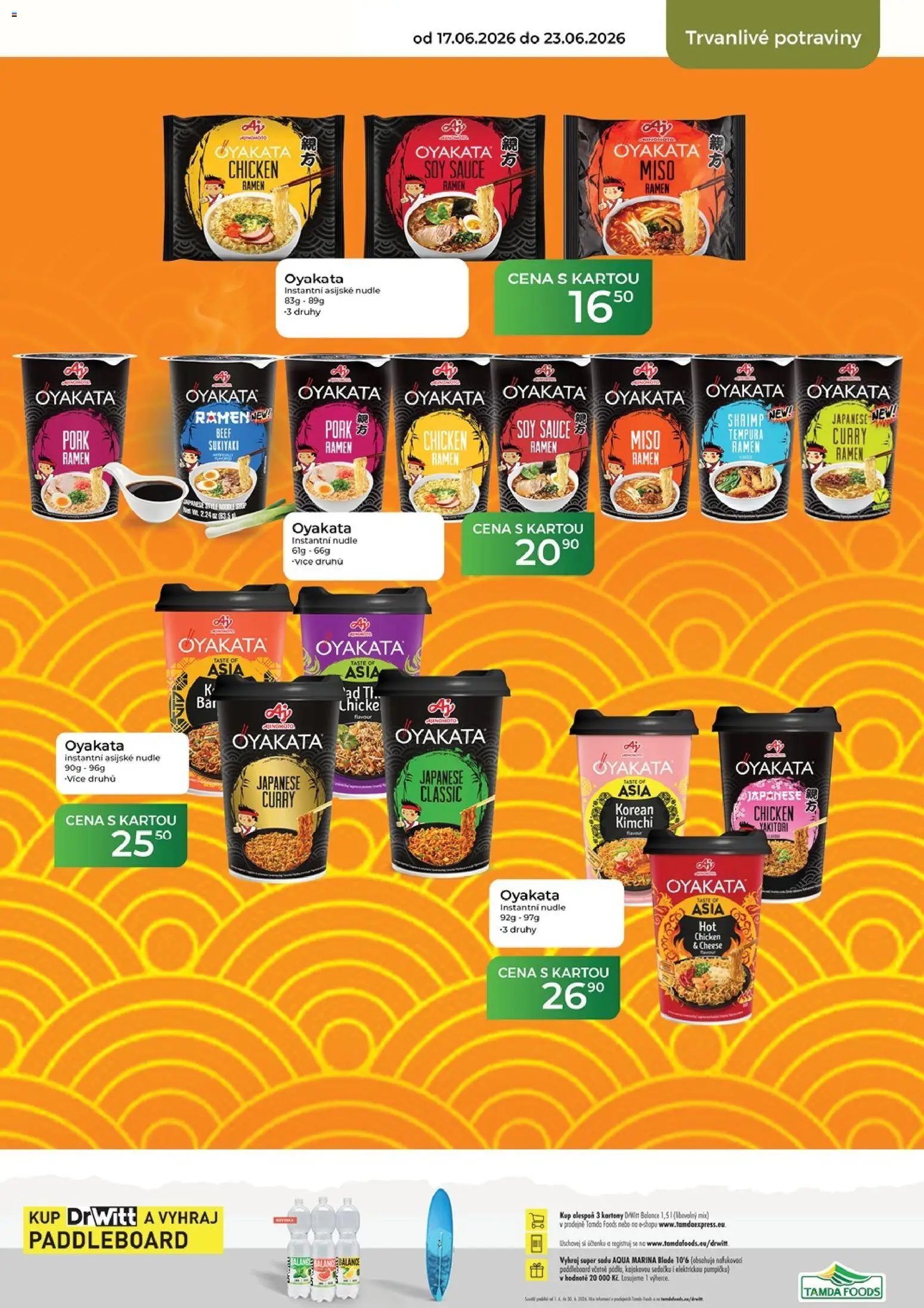 Tamda Foods leták od 17.06.2026 | Strana: 45 | Produkty: Nafukovací paddleboard, Drwitt, Paddleboard, Potraviny