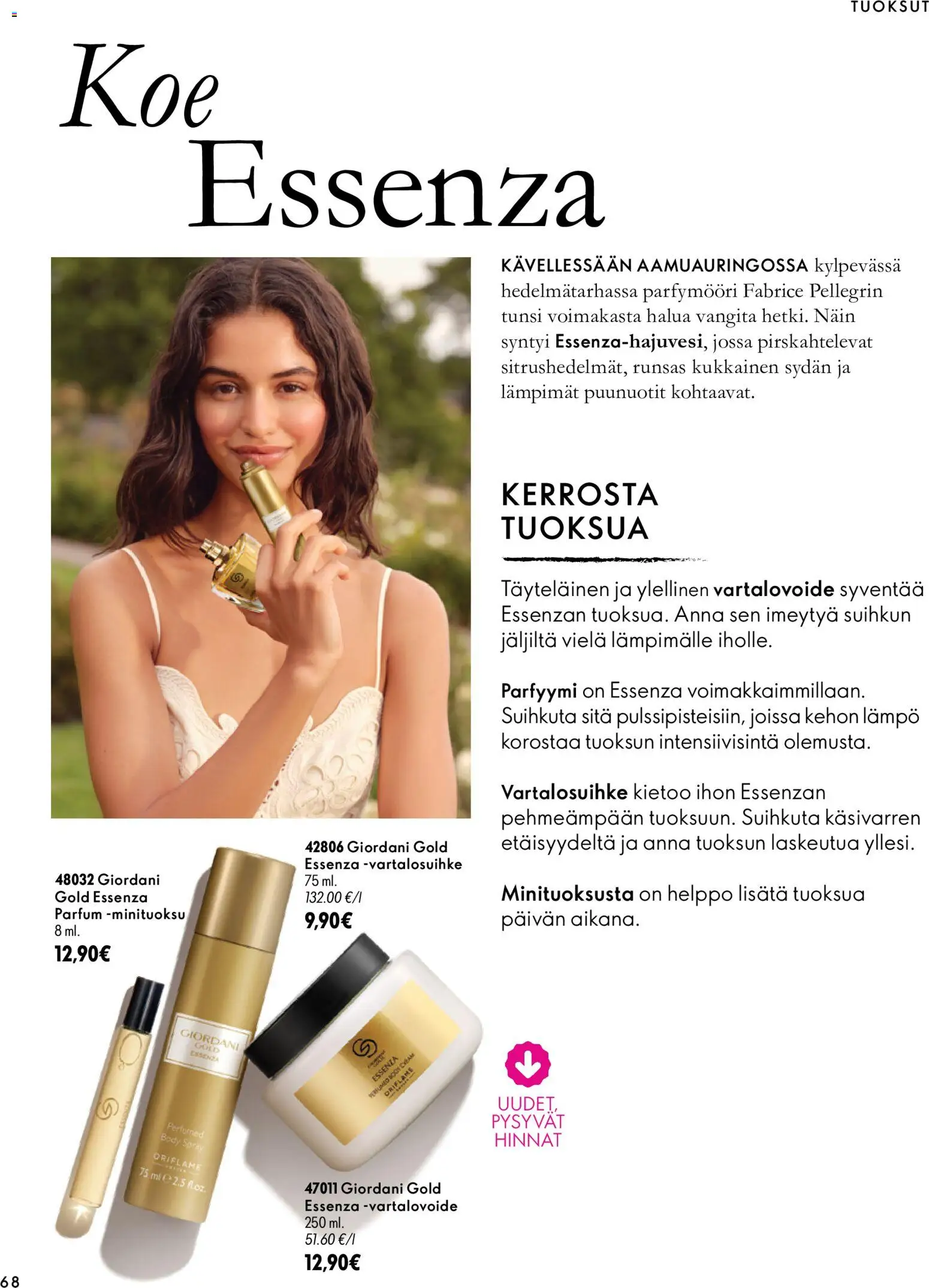 Oriflame tarjoukset – voimassa 07/10/2026 alkaen | Sivu: 68 | Tuotteet: Tuoksu, Vartalovoide