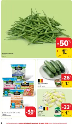 Carrefour market folder semaine 33 - Voorbeeld van een folder van Carrefour market, geldig van 12/08/2026 | Pagina: 2