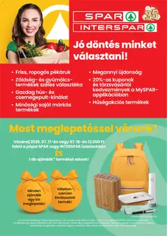 Interspar Pápa szórólap - amely érvényes a következő dátumtól: 2026.07.16.