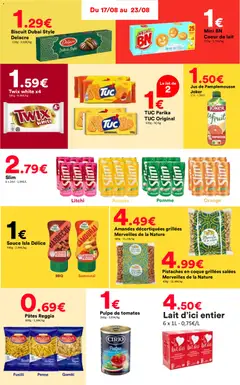 Hmarket - Prévisualisation de Hmarket catalogue valide à partir de 17/08/2026 | Page: 5 | Produits: Barbecue, Jus, Tomates, Pâtes