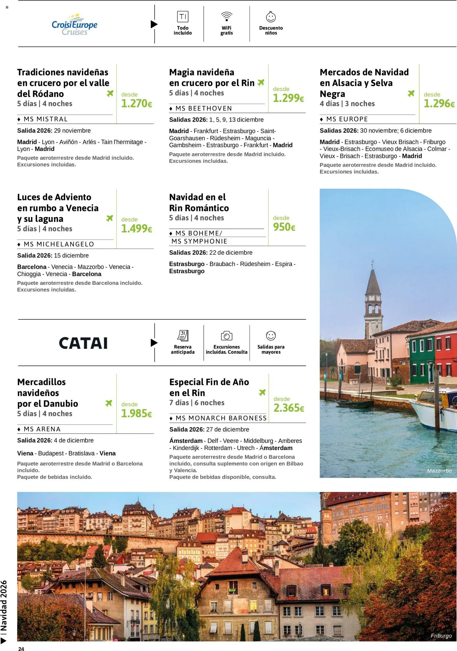 Viajes El Corte Inglés Crucero fantástico │ válido desde el 14/09/2026 | Página: 24 | Productos: Bebidas