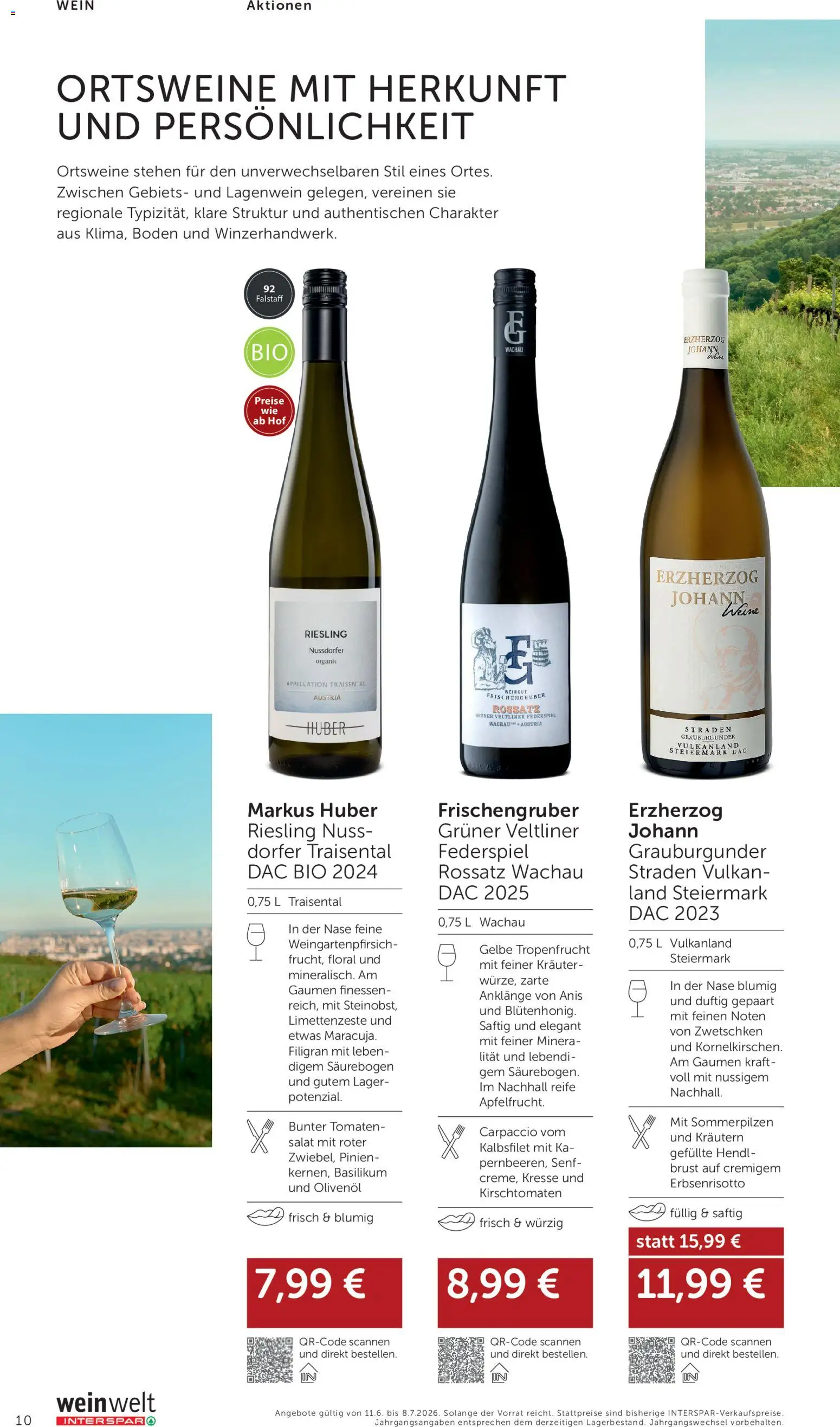 Interspar Wein Welt gültig ab 11.06.2026 | Seite: 10 | Produkte: Salat, Wein, Tomaten