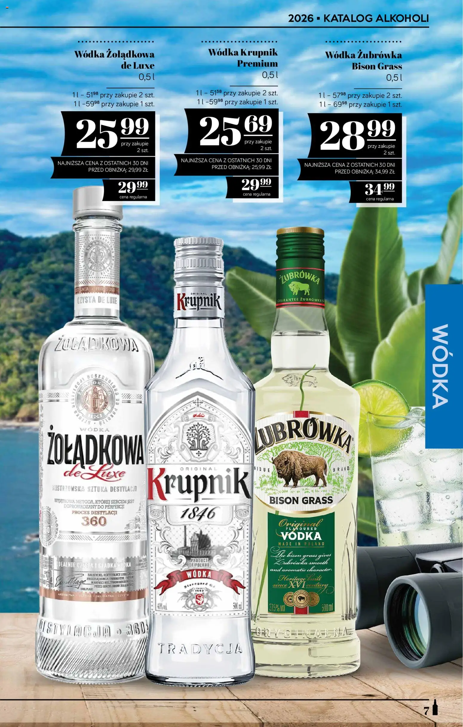 POLOmarket katalog - Alkoholi od 13.08.2026 | Strona: 7 | Produkty: Krupnik, Krupnik wódka, Żubrówka, Wódka