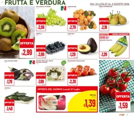 Anteprima del volantino Pan volantino valido a partire dal 23/07/2026 | Pagina: 9 | Prodotti: Kiwi, Funghi, Uva, Melanzane