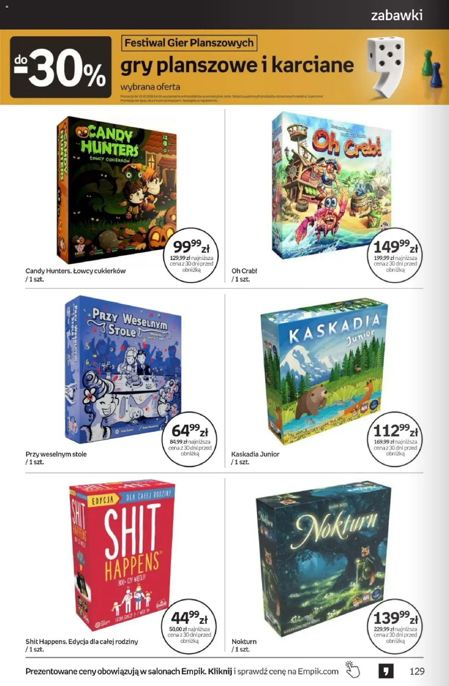 Empik promocje - Tom kultury Zabawki od 23.09.2026 | Strona: 38 | Produkty: Zabawki, Gry planszowe, Gry