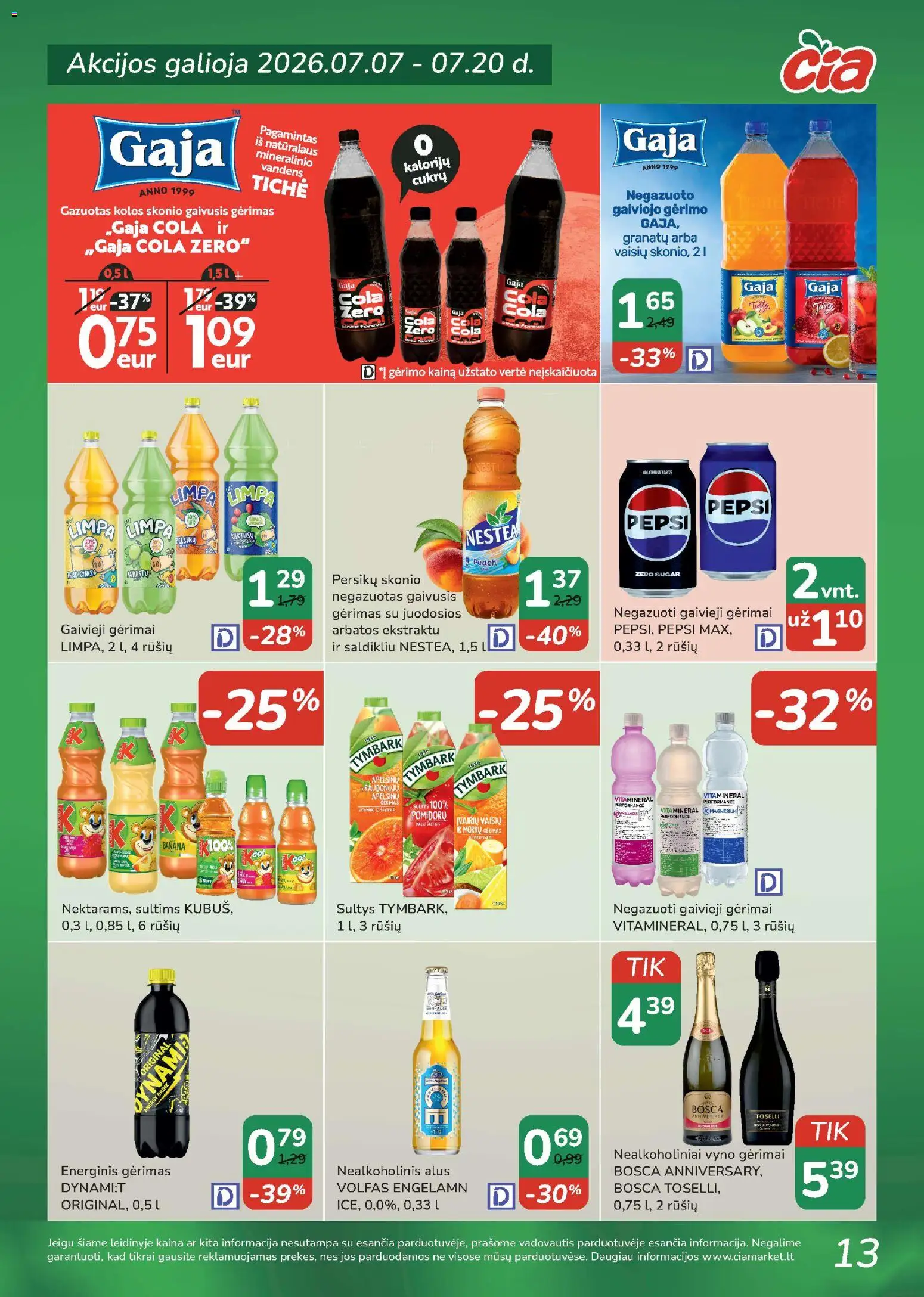 ČIA MARKET akcijos nuo 2026.07.07 | Puslapis: 13