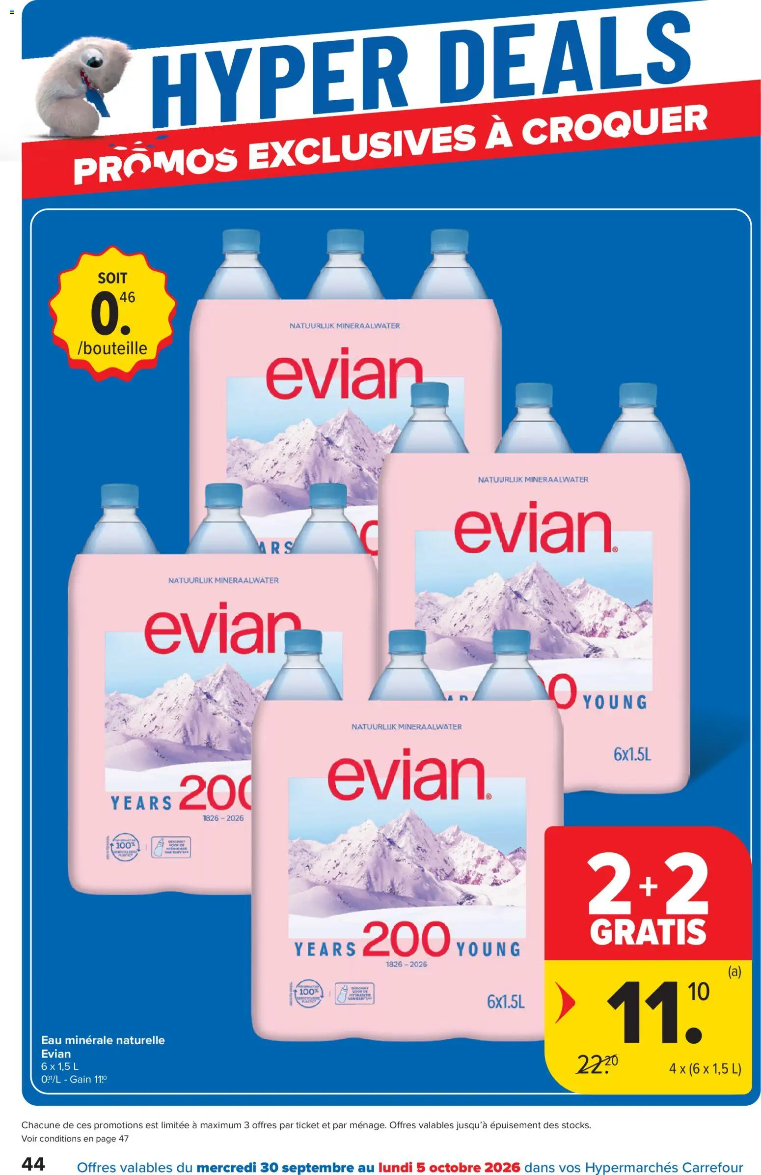 {H1} | Pagina: 44 | Producten: Water, Mineraalwater