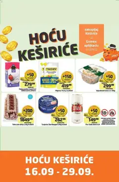 Gomex katalog Hoću keširiće - pregled Gomex kataloga - važi od 16.09.2026