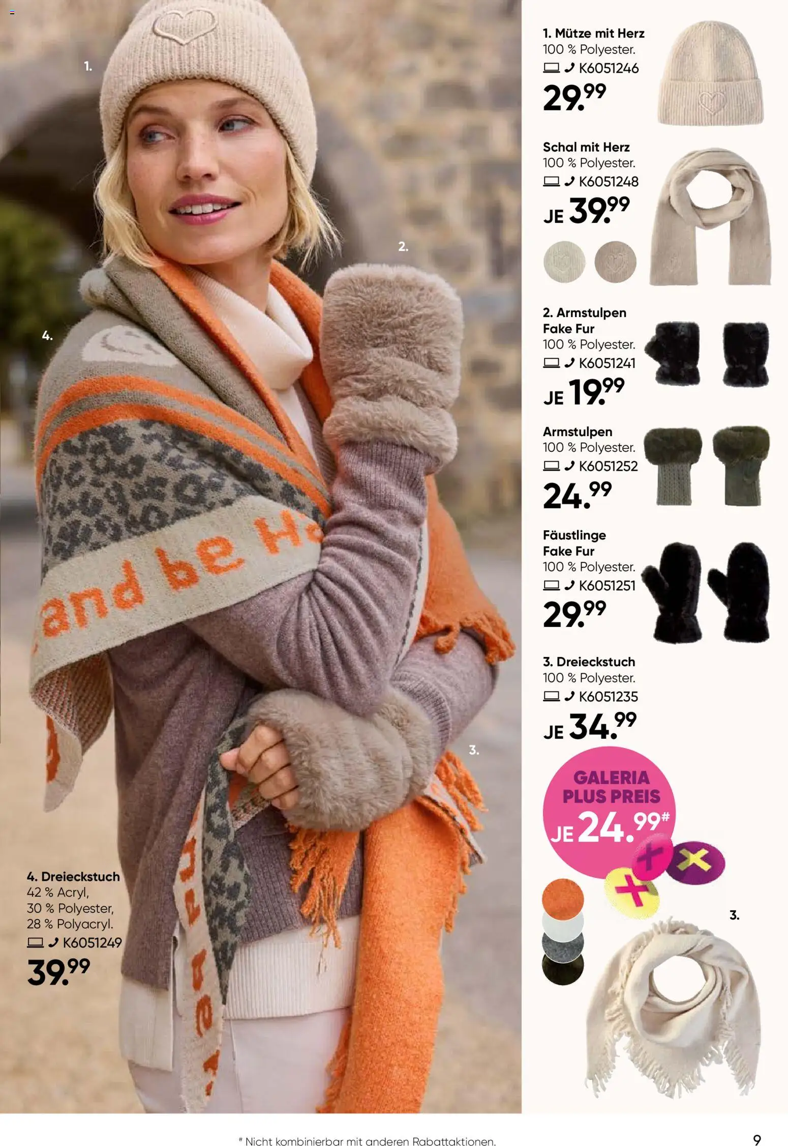 Galeria Karstadt Kaufhof Prospekt – gültig ab 16.09.2026 | Seite: 9 | Produkte: Schal