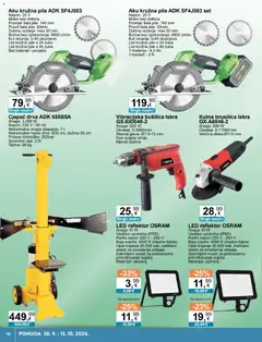 KTC Katalog tehnike i posuđa - Pregled kataloga iz trgovine KTC, vrijedi od 30.09.2026 | Stranica: 18 | Proizvodi: Brusilica, List, Cjepač drva, Led