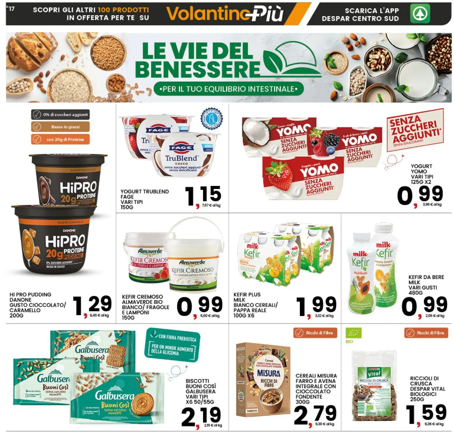 Volantino Interspar del 18.05.2026 | Pagina: 17 | Prodotti: Tè, Lamponi, Biscotti, Cocco