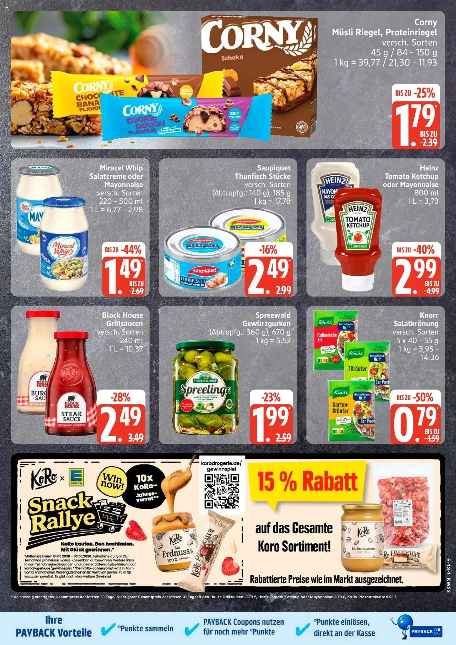 Edeka prospekt Hamburg – gültig ab 01.06.2026 | Seite: 15 | Produkte: Thunfisch, Dressing, Miracel whip, Mayonnaise