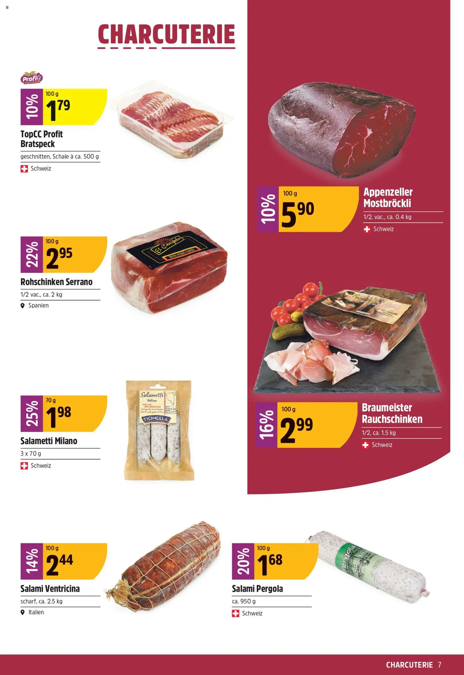 TopCC aktionen – gültig ab 01.06.2026 | Seite: 7 | Produkte: Salami