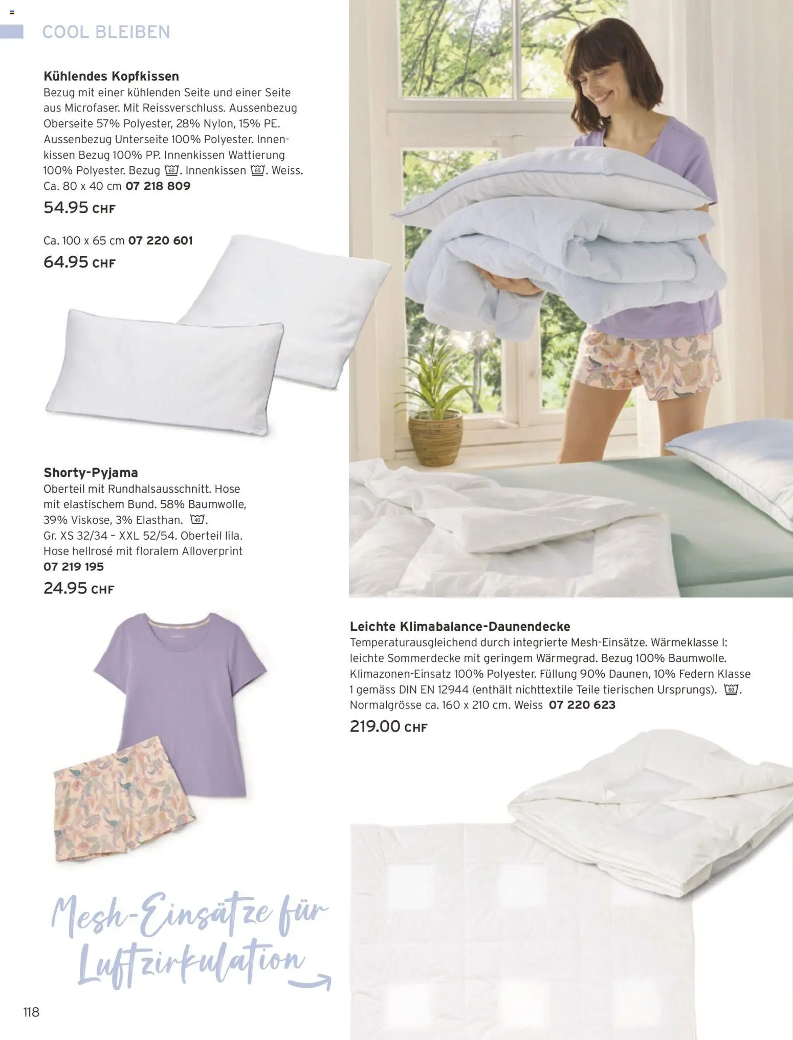 Tchibo aktionen – gültig ab 01.07.2026 | Seite: 118 | Produkte: Kissen, Kopfkissen, Hose