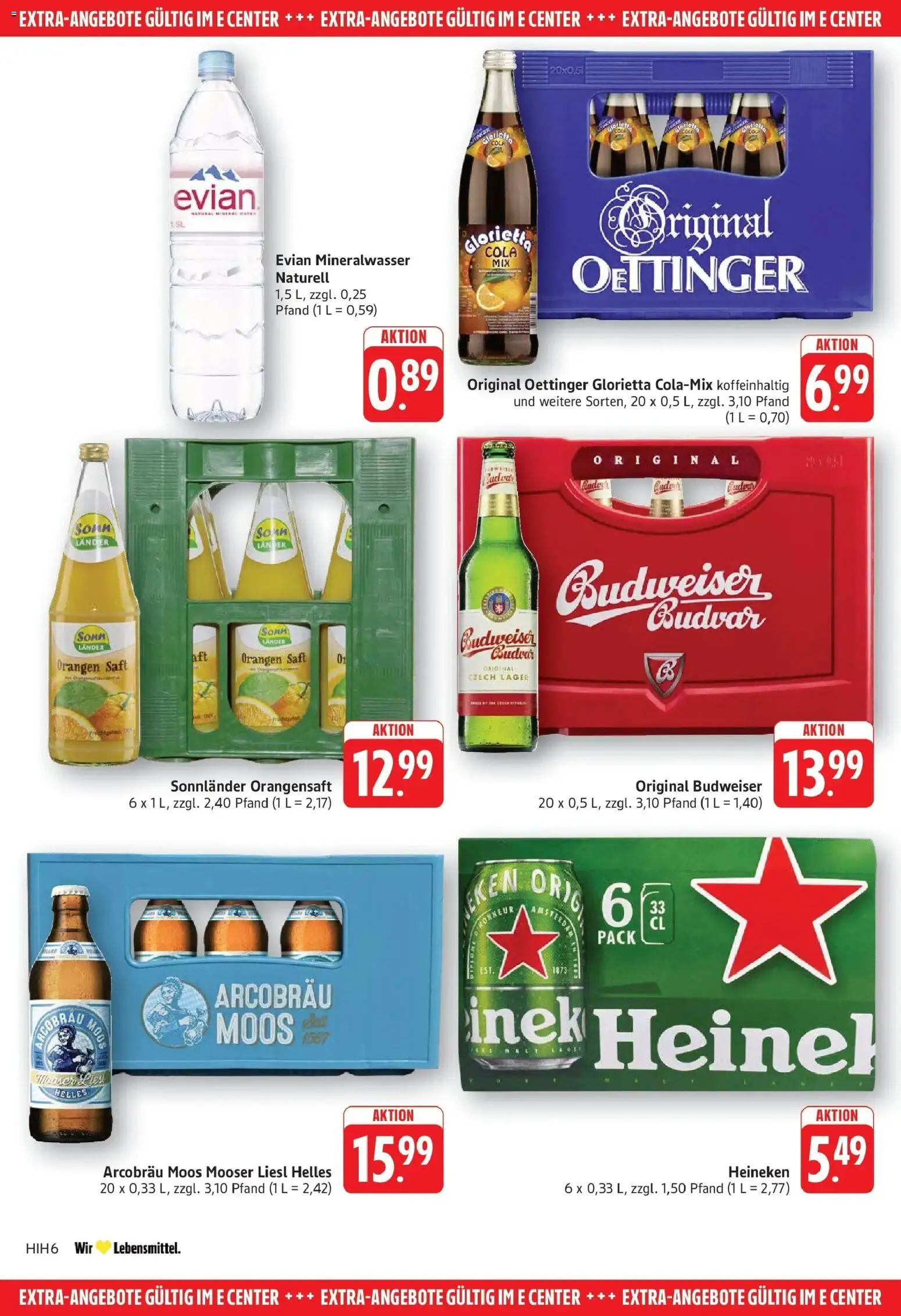Edeka Prospekt Eislingen (ab 21.09.2026) » Angebote Online | Seite: 26 | Produkte: Oettinger, Orangensaft, Mineralwasser, Saft