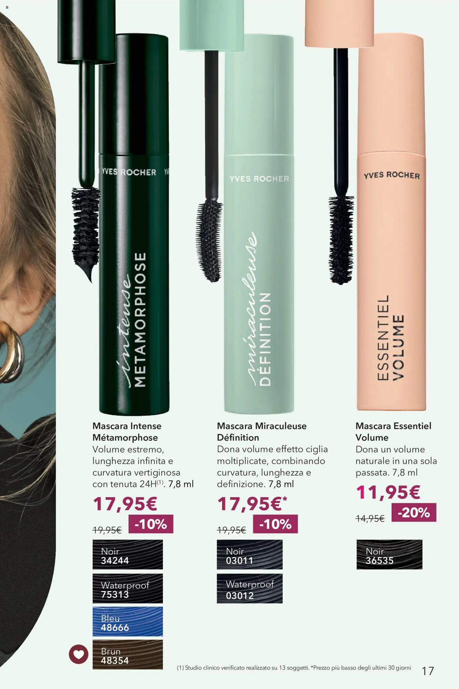 Volantino Yves Rocher del 20/10/2026 | Pagina: 17 | Prodotti: Mascara, Basso