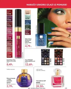 Avon Katalog - Pregled kataloga iz trgovine Avon, vrijedi od 30.06.2026 | Stranica: 135 | Proizvodi: Paleta, Ruž, Lak za nokte, Karamela