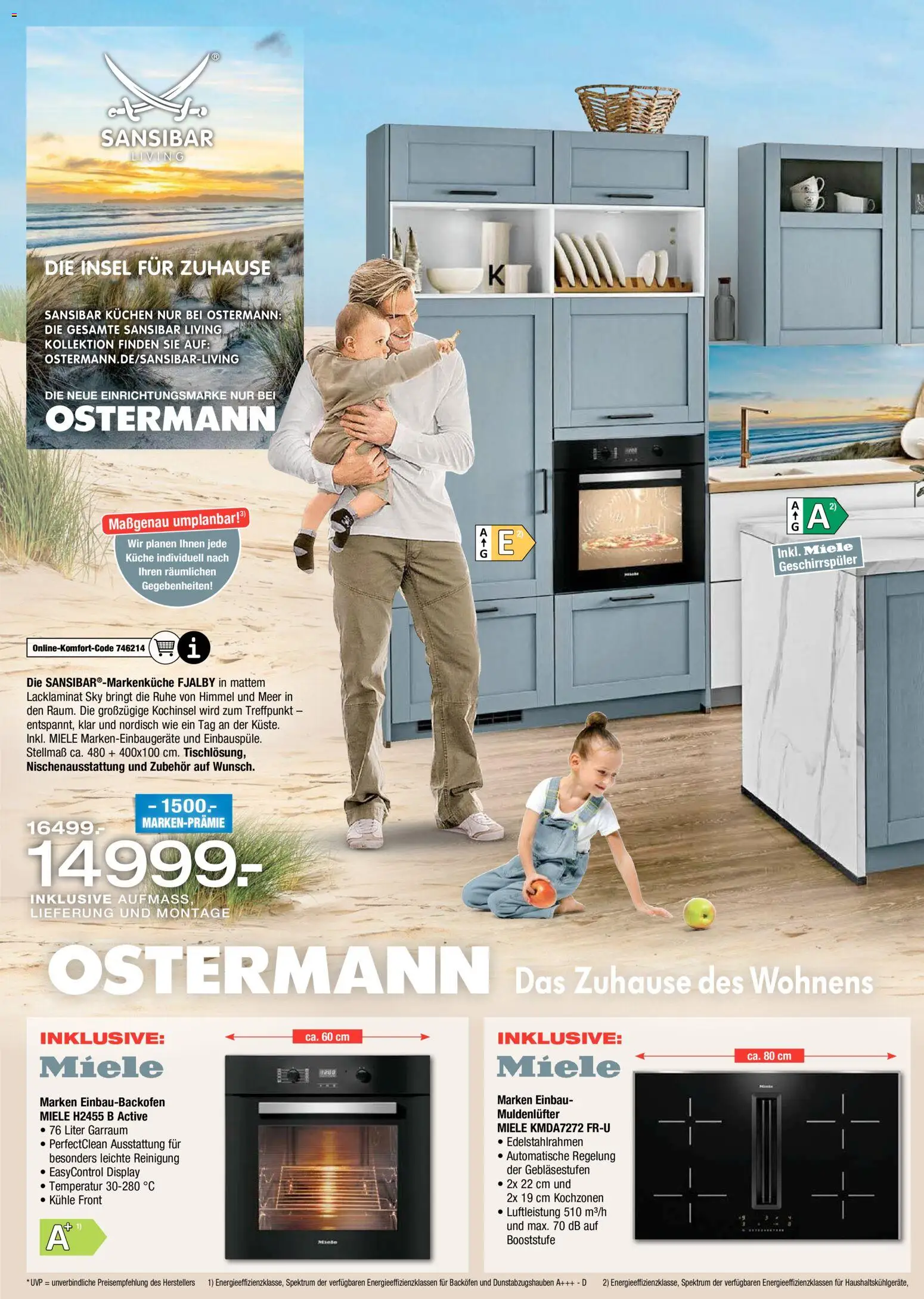 Ostermann Küchen neu erleben – gültig ab 07.05.2026 | Seite: 4 | Produkte: Miele, Küche, Backofen, Kuchen