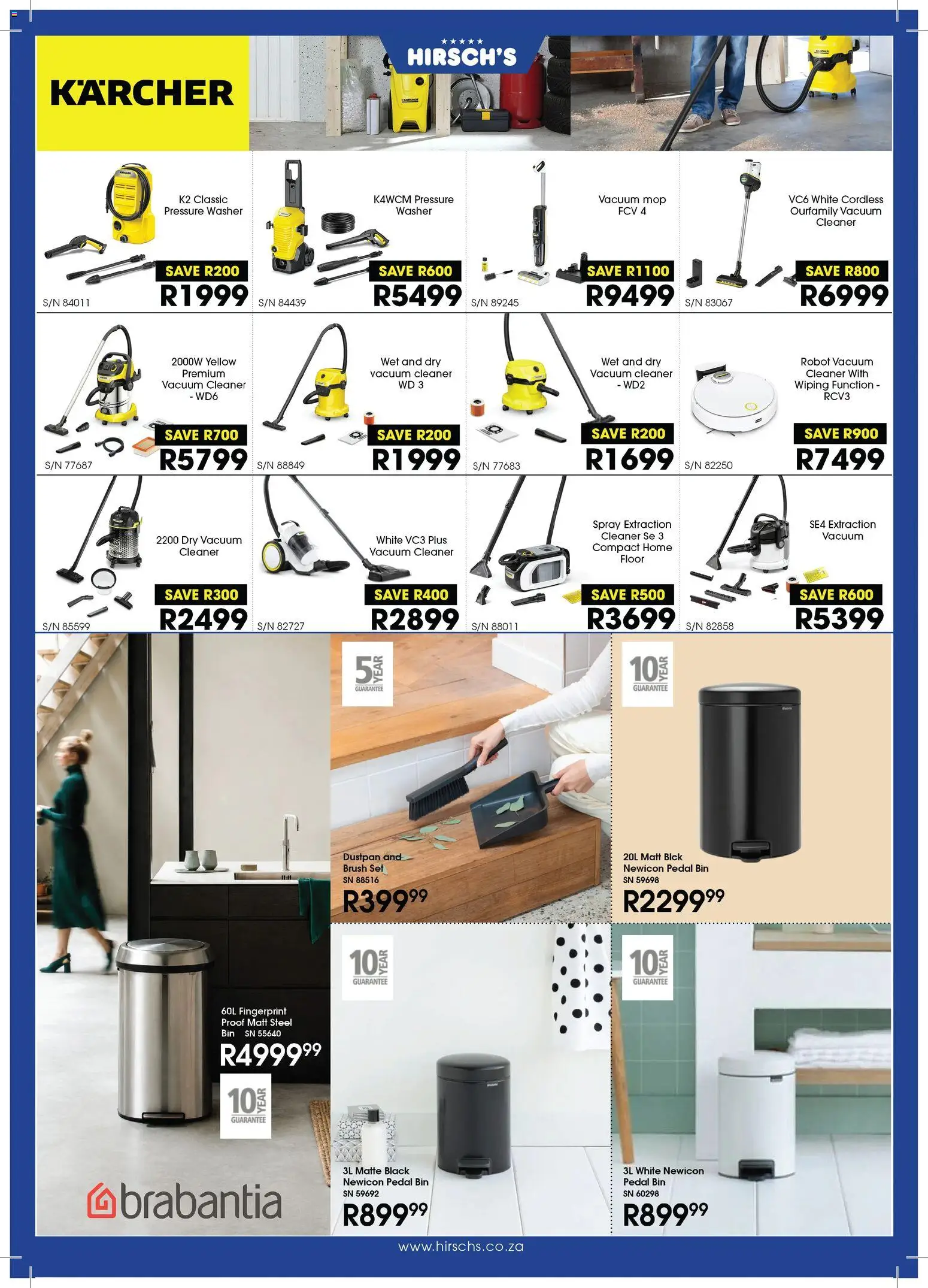 New Hirsch's catalogue – valid from 21/08/2026 | Page: 42 | Products: Vacuum cleaner, Mop, Brush