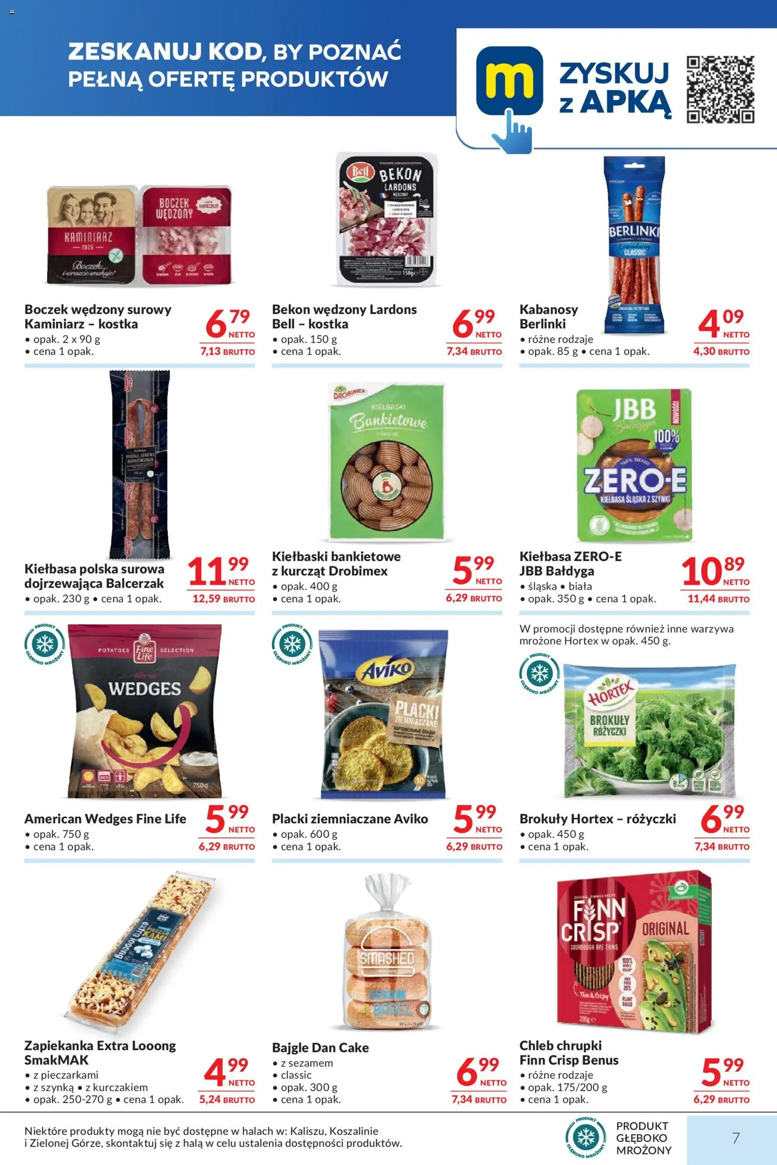 Makro gazetka od 15.09.2026 | Strona: 7 | Produkty: Kiełbasa, Zapiekanka, Szynka, Chleb