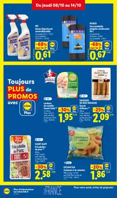 LIDL - Prévisualisation de Lardons de volaille fumés halal, 2 x 100 g (1 kg = 9,75 €) avec Lidl Plus au lieu de 2,79 € (1 kg = 13,95 €) valide à partir de 08/10/2026 | Page: 16