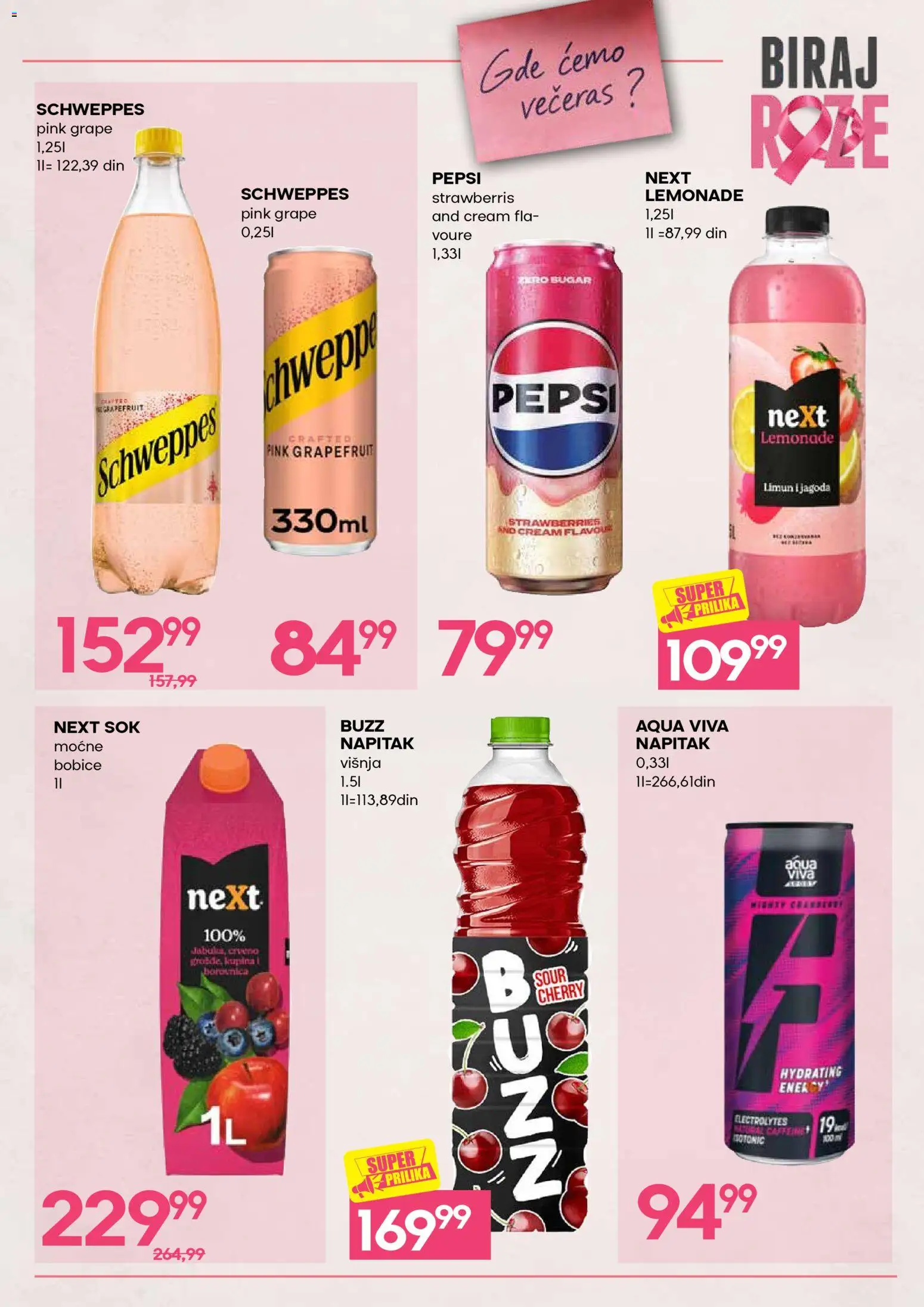 Idea katalog - važi od 01.10.2026 | Strana: 9 | Proizvode: Višnja, Schweppes, Sok, Limun