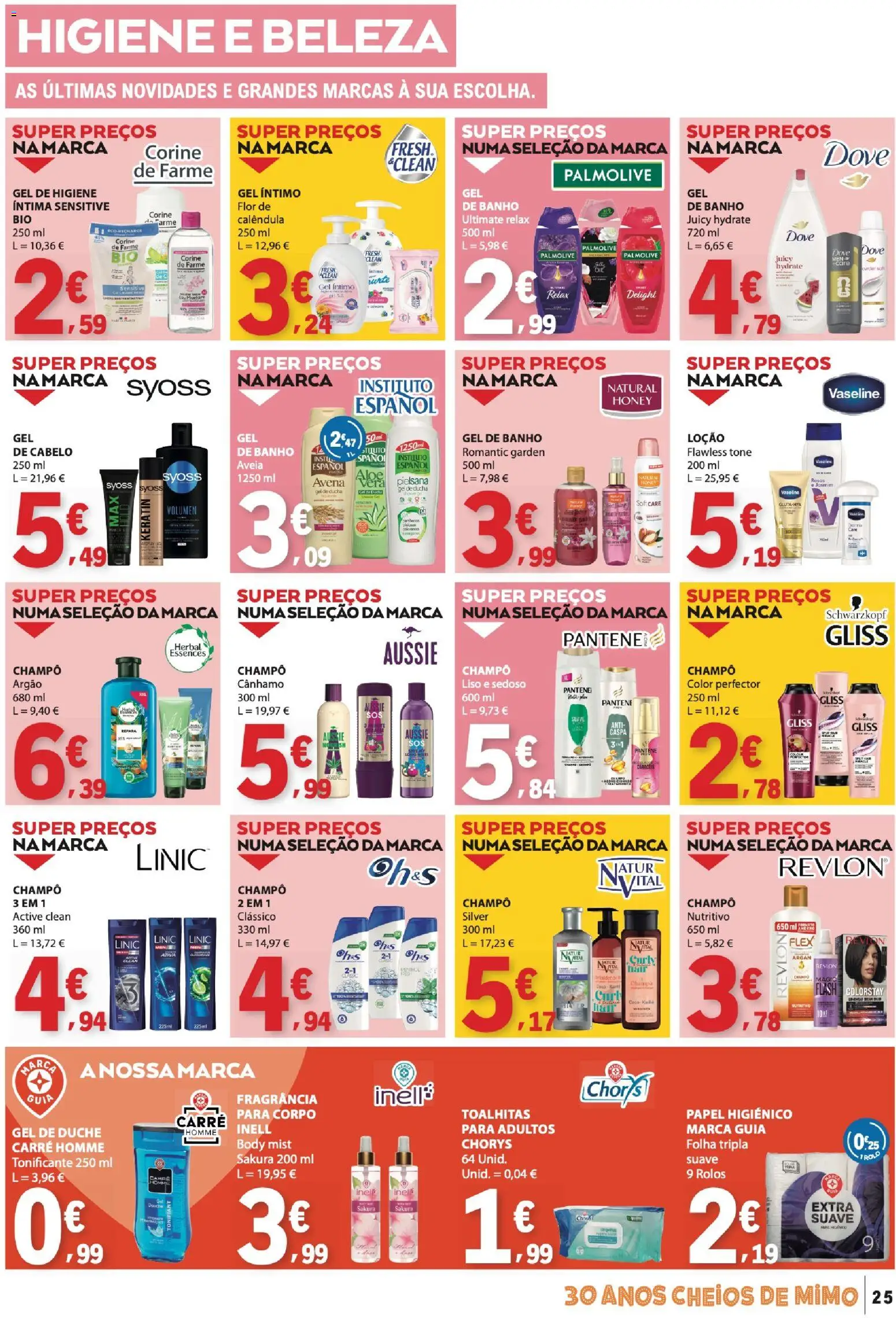 E.Leclerc folheto │ válido de 06/08/2026 | Página: 25 | Produtos: Aveia, Papel higiénico, Fragrância, Coco