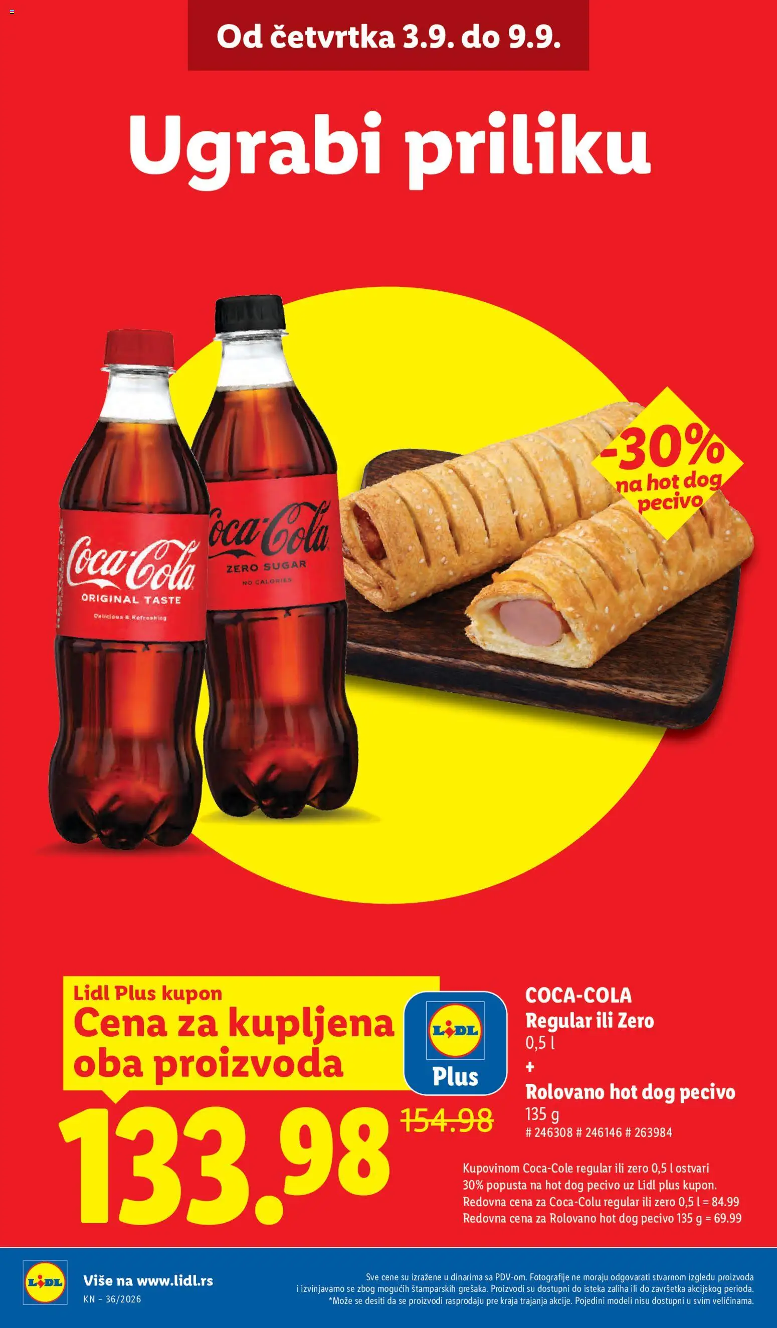 Lidl katalog - važi od 03.09.2026 | Strana: 4 | Proizvode: Hot dog, Pecivo