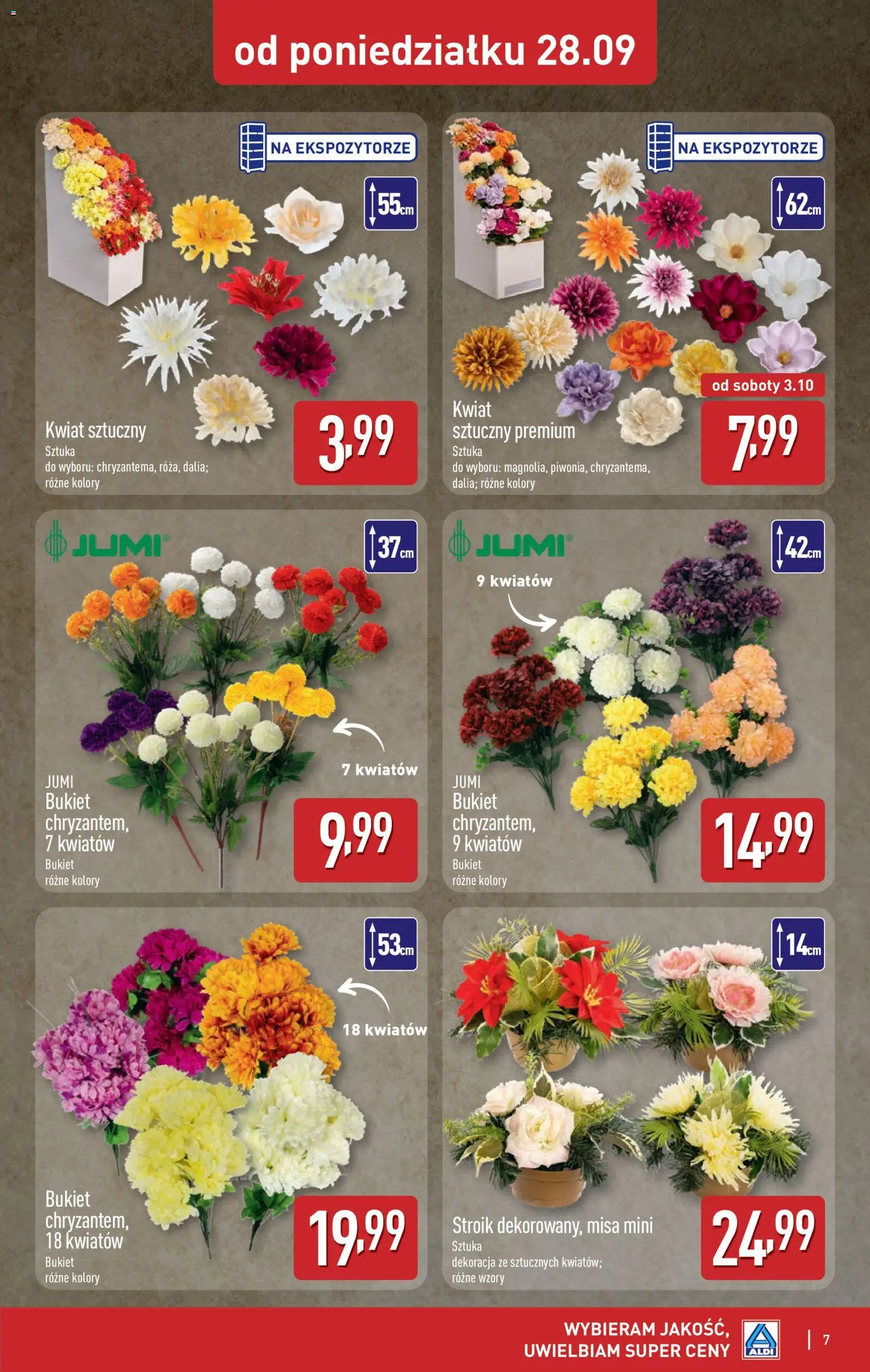 Aldi Polsko leták - Znicze i stroiki od 28.09.2026 | Strana: 7