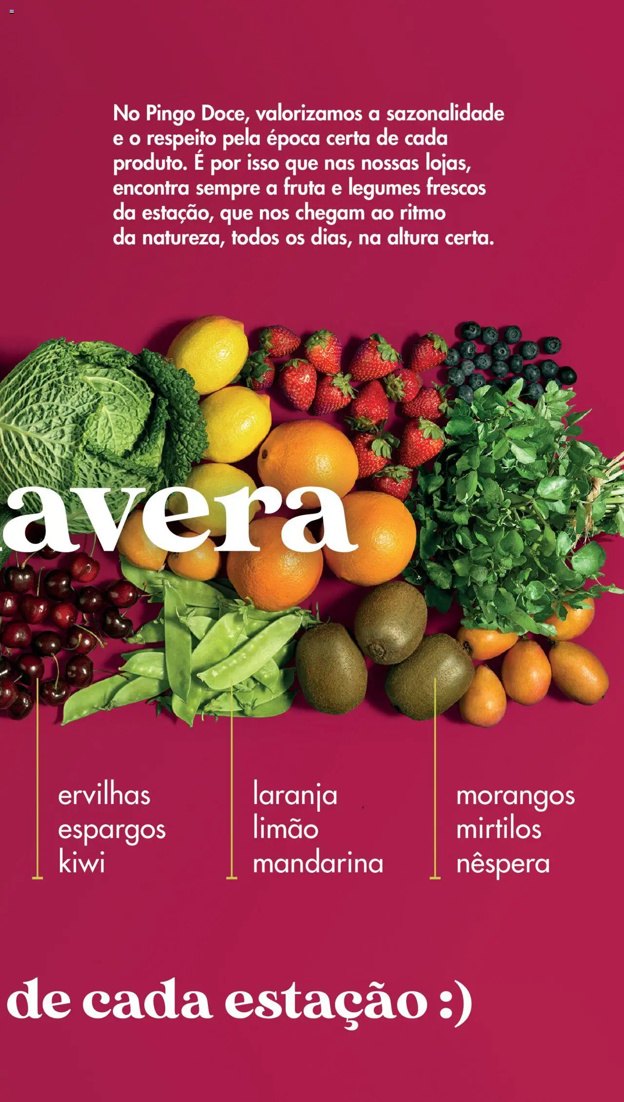 Pingo Doce - Catálogo Fruta e Legumes │ válido de 20.05.2025 | Página: 5 | Produtos: Espargos, Morangos, Kiwi, Mirtilos