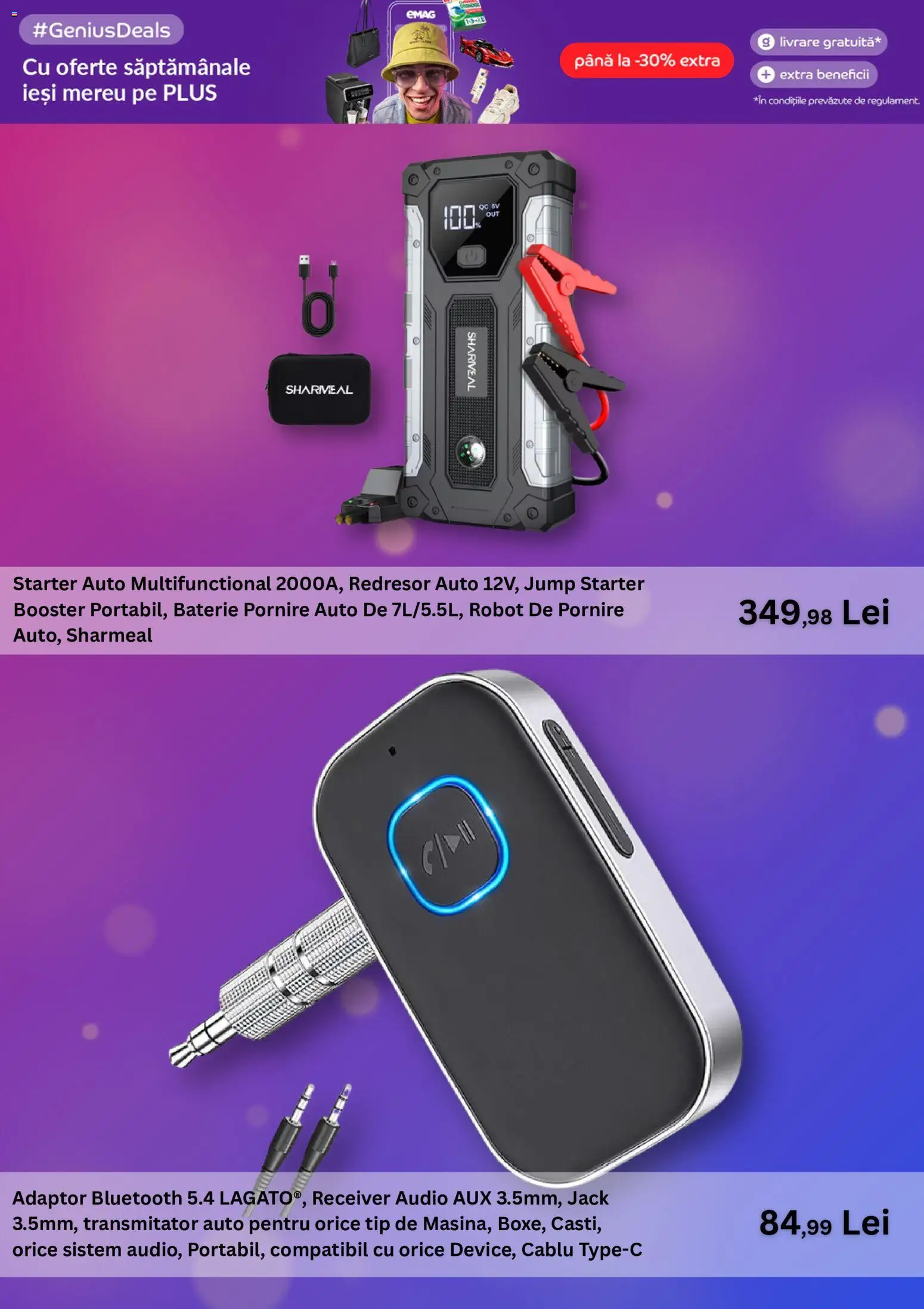 Noul catalog Emag – valabil de la 20.10.2026 | Pagină: 5 | Produse: Audio, Cablu, Robot, Baterie
