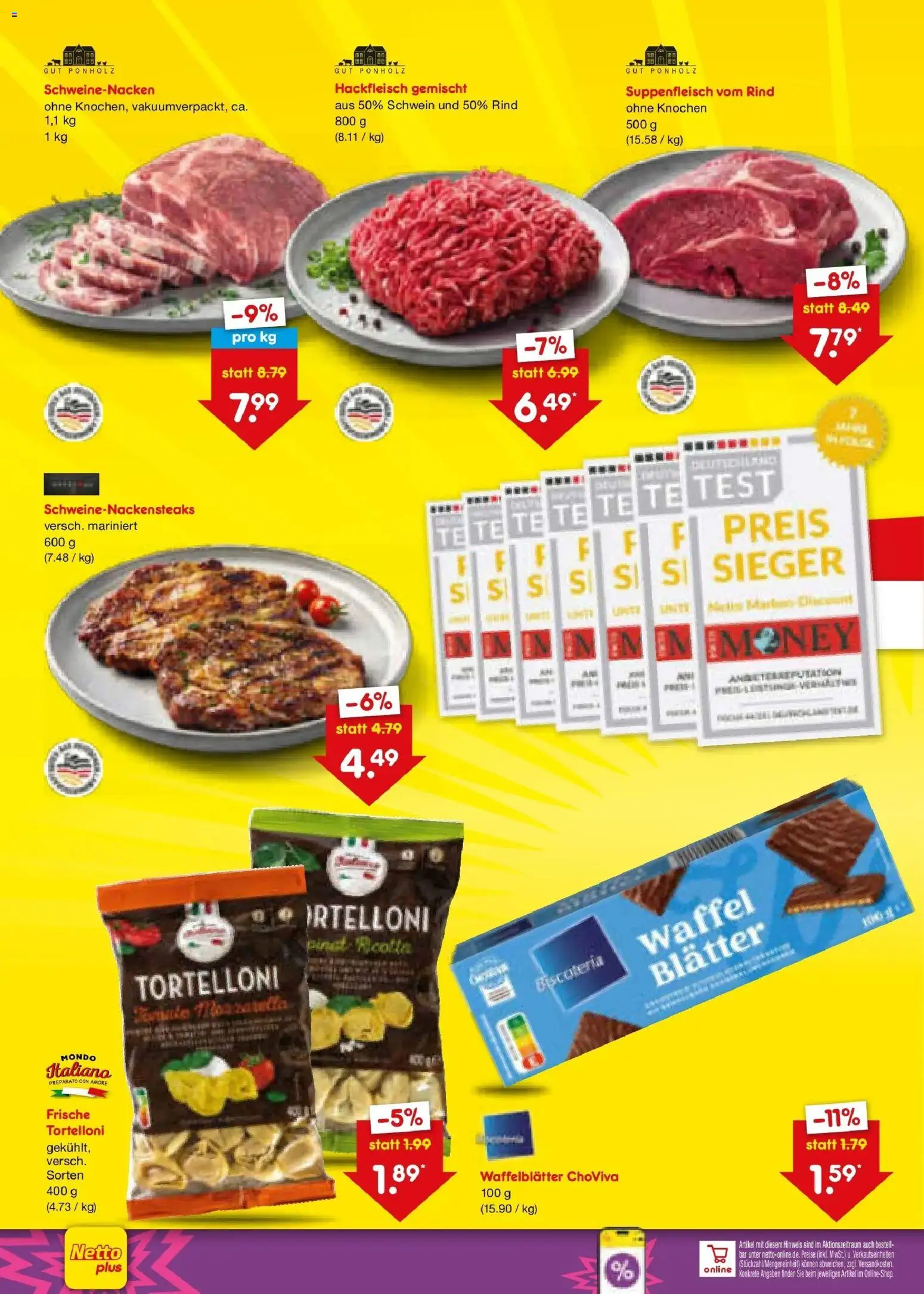Netto Marken-Discount Prospekt Bad Friedrichshall – gültig ab 28.09.2026 | Seite: 36 | Produkte: Schweinenacken, Suppenfleisch, Hackfleisch