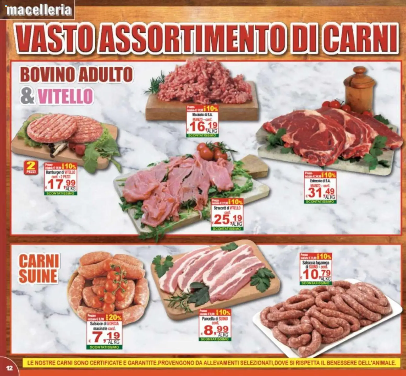 Volantino CTS del 20.05.2026 | Pagina: 12 | Prodotti: Pancetta, Suino, Vitello, Macinato