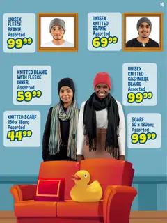 Crazy Store specials catalogue – valid from 23.04.2026 | Page: 15 | Products: Scarf, Beanie