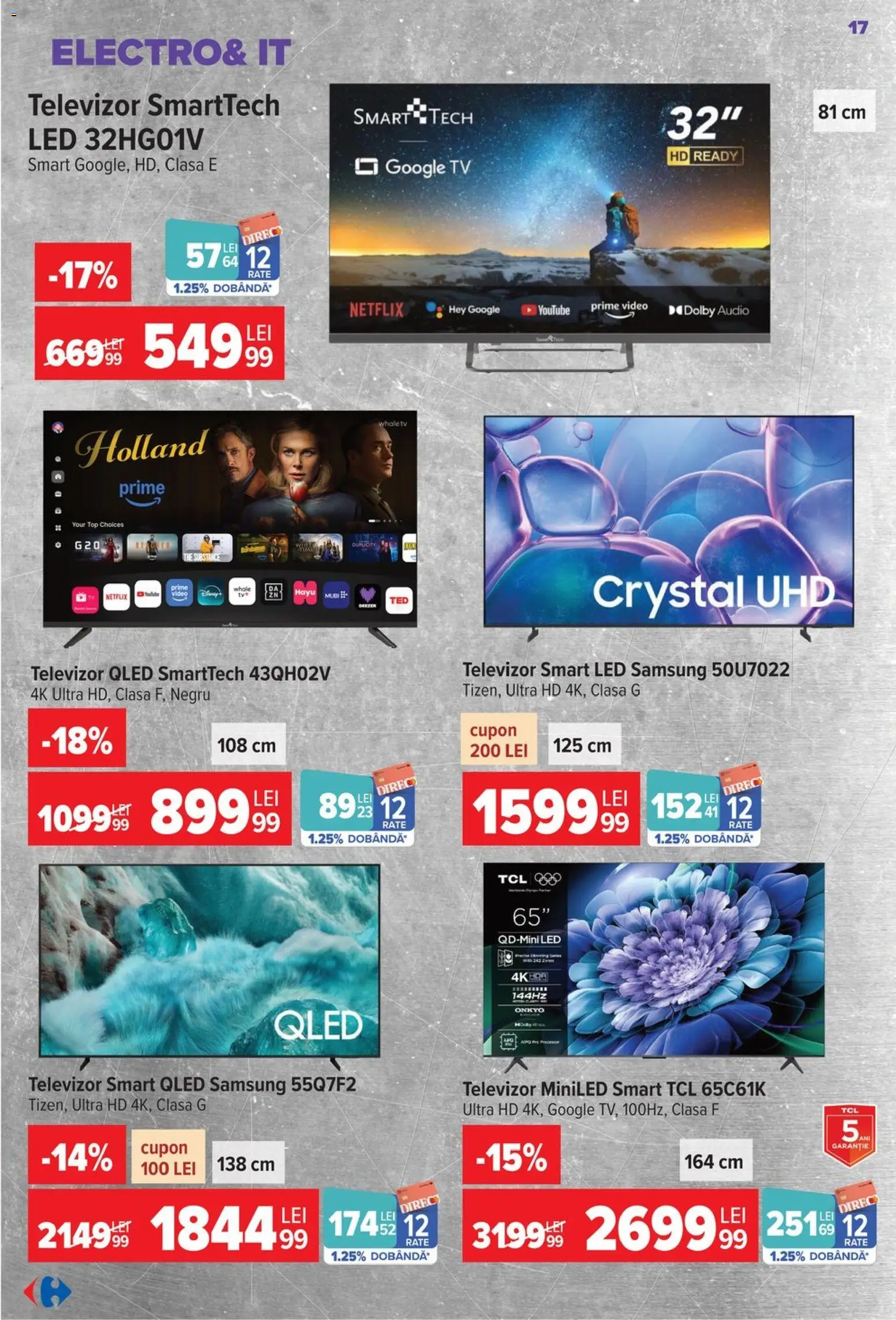 Noul catalog Carrefour – valabil de la 17.06.2026 | Pagină: 19 | Produse: Televizor, Video, Top, Babak