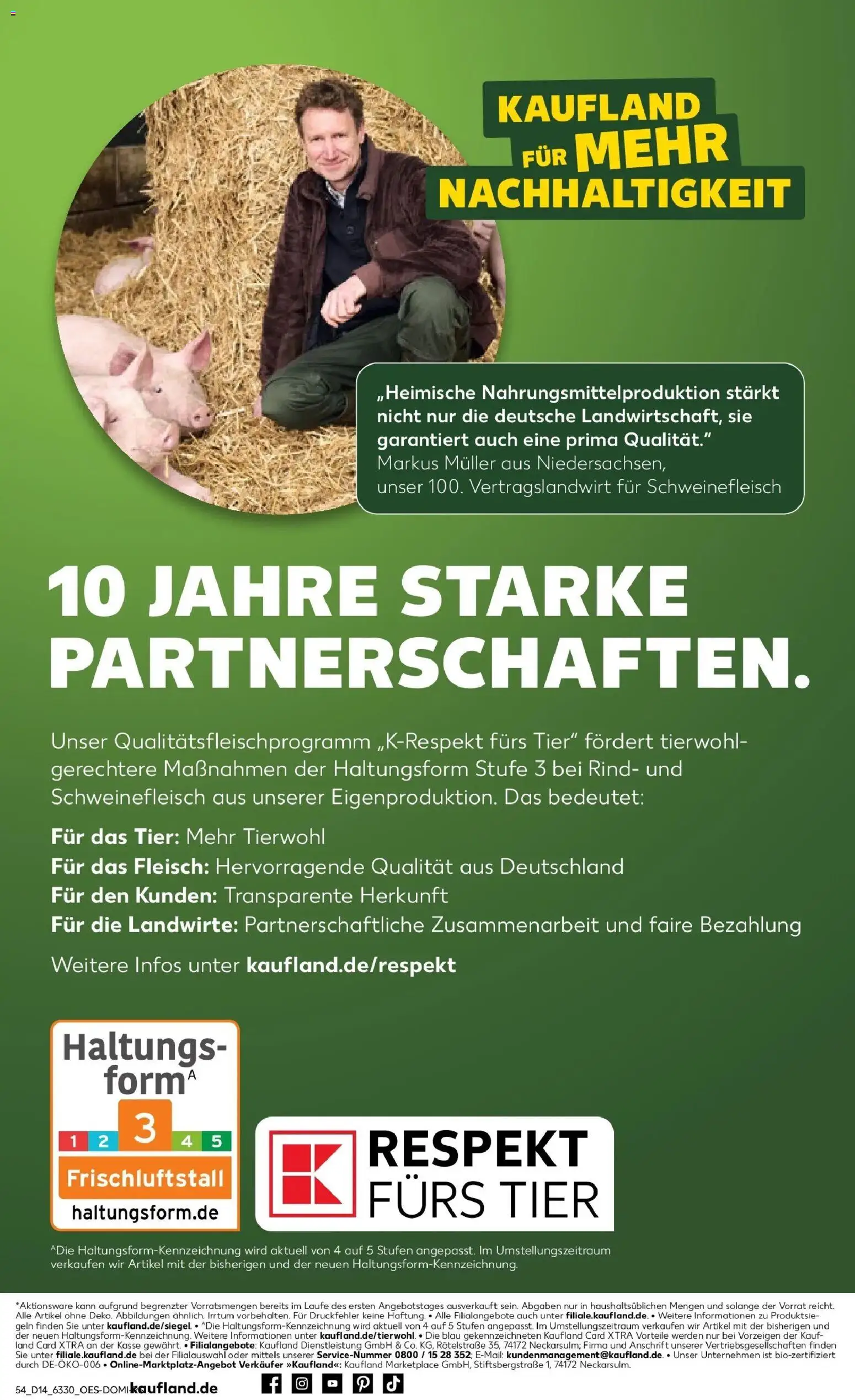 Kaufland Prospekt Flensburg	 – gültig ab 02.04.2026 | Seite: 54 | Produkte: Schweinefleisch, Fleisch