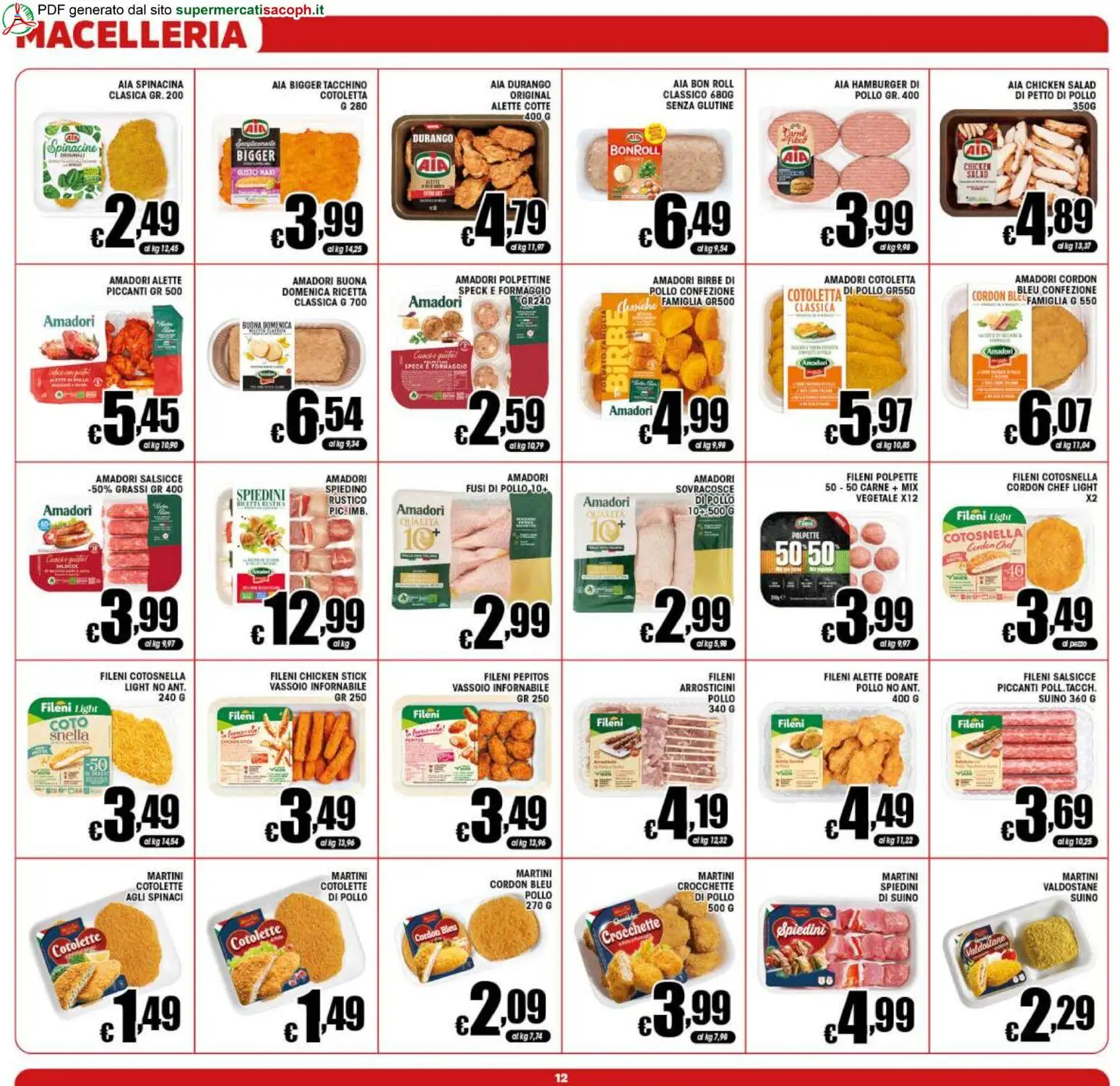 Volantino Sacoph del 01/07/2026 | Pagina: 12