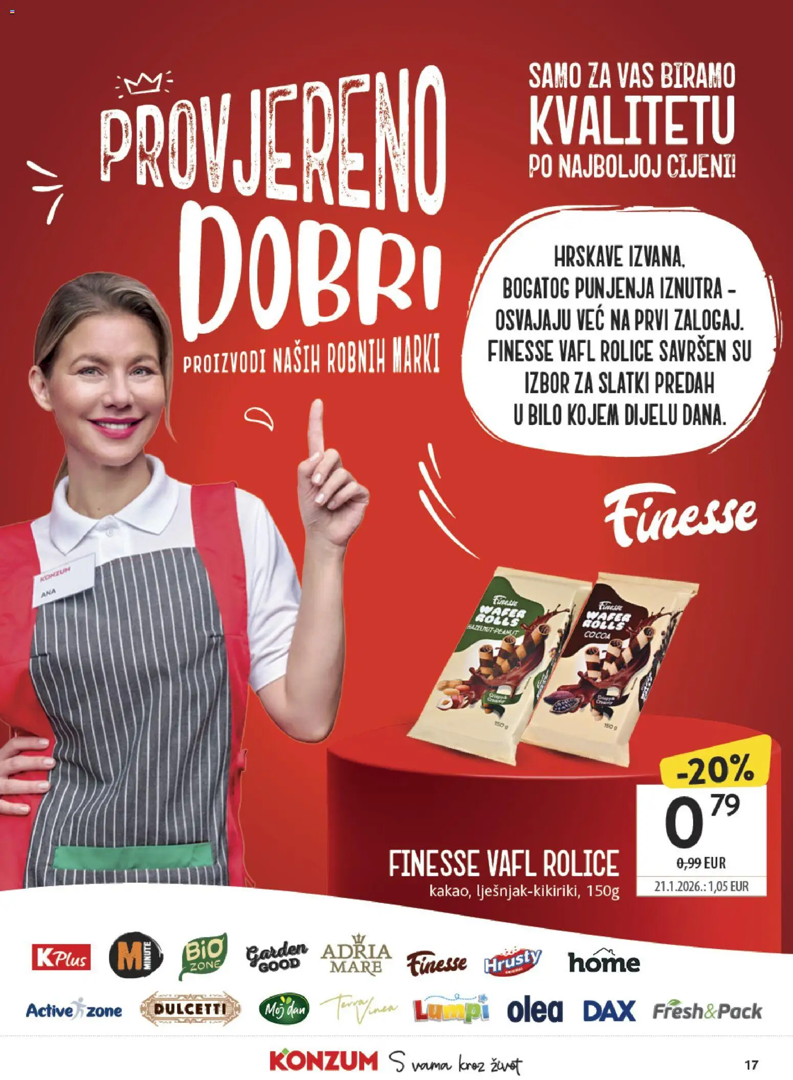 Konzum katalog | vrijedi od 19.08.2026 | Stranica: 17 | Proizvodi: Vafl
