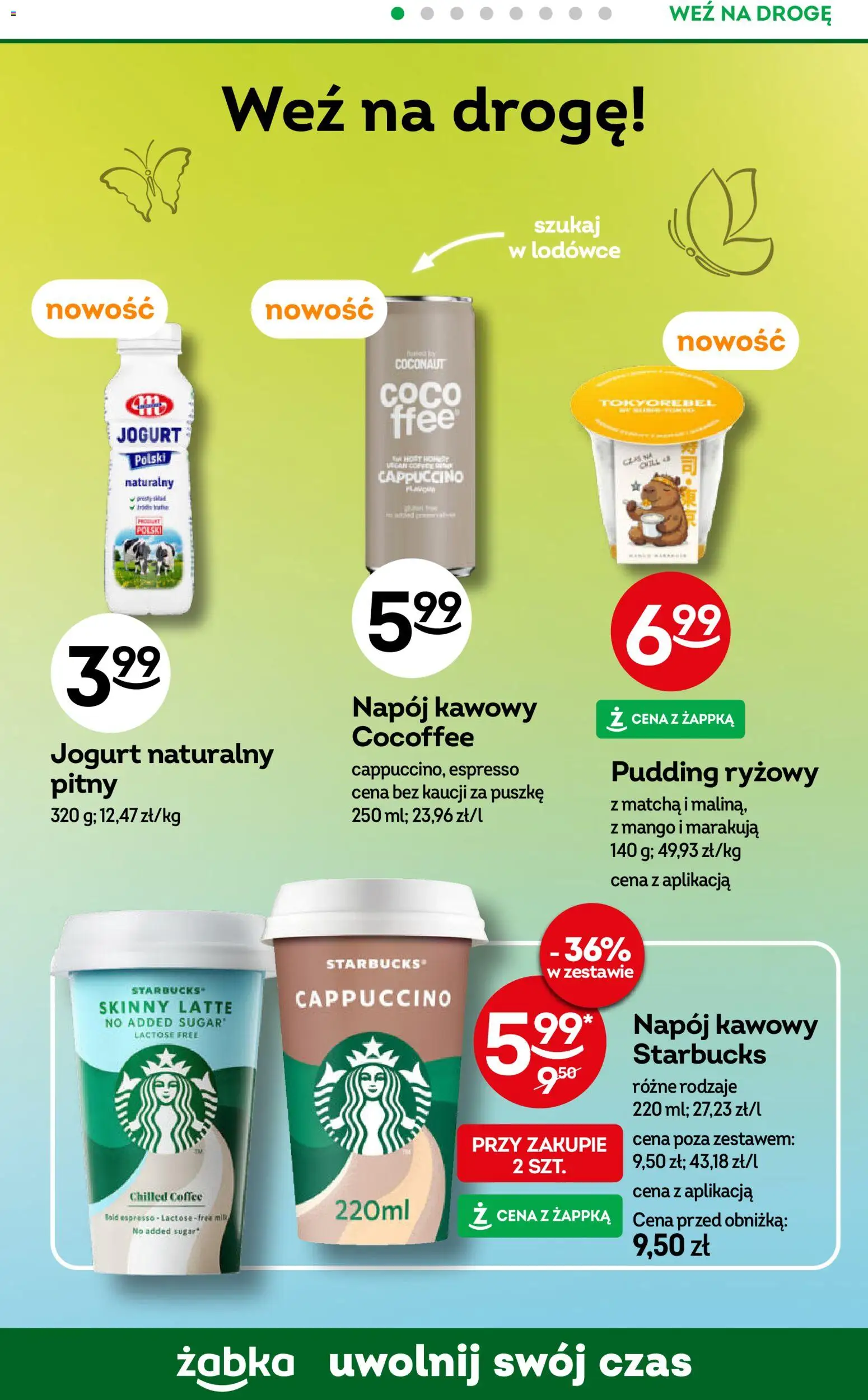 Żabka gazetka od 15.07.2026 | Strona: 62 | Produkty: Mango, Jogurt naturalny, Cappuccino, Jogurt